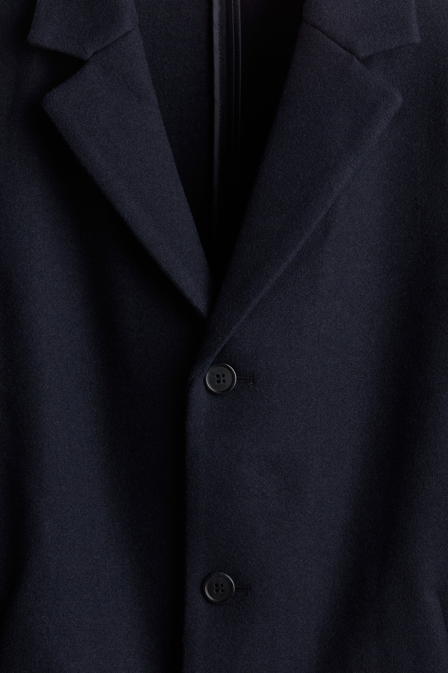 Slim Fit Wool-blend coat - Navy blue/Beige/Dark grey/Black - 4