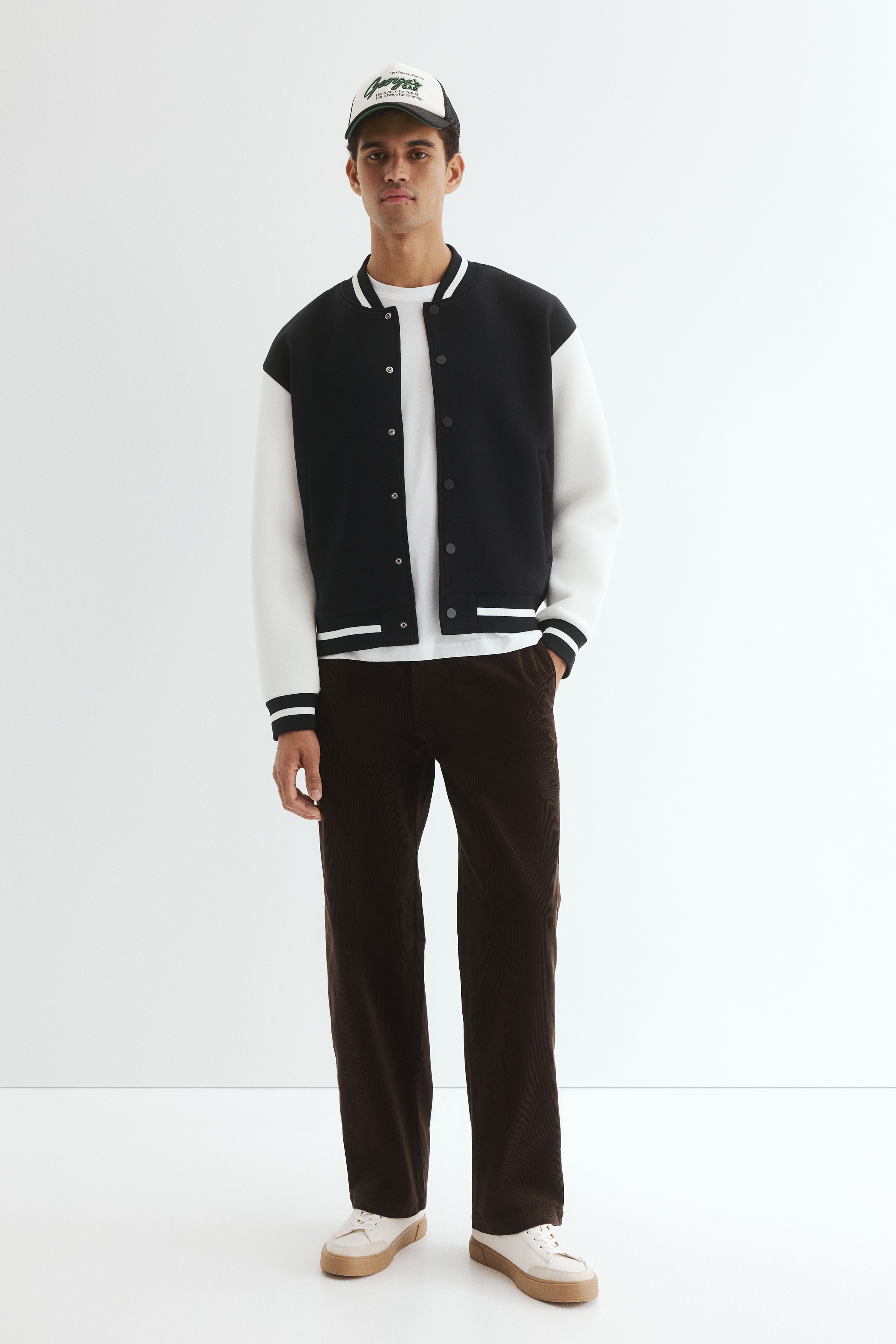 Loose Fit Baseball jacket