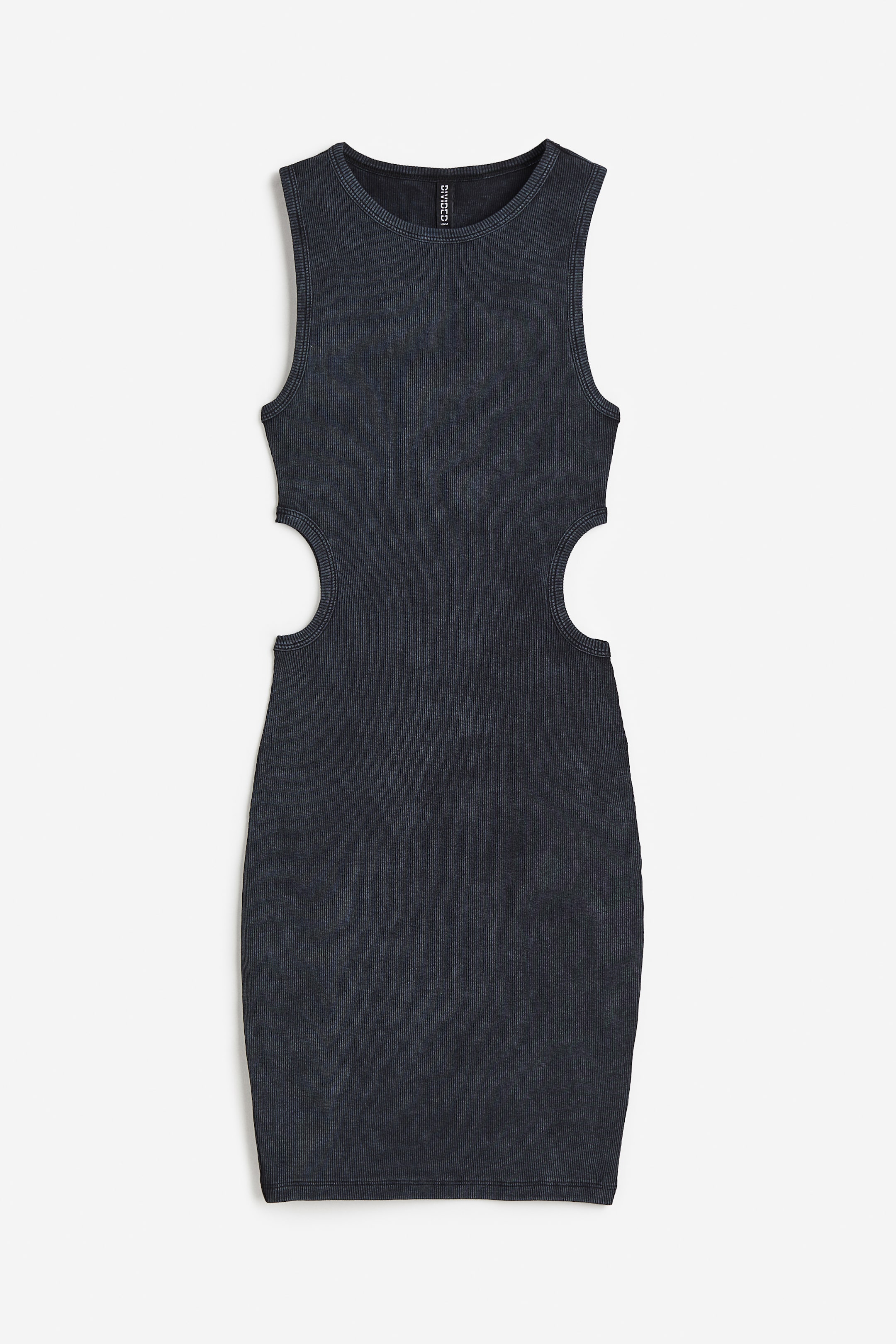 zara yellow bodycon dress Cut Out Knot Side Bodycon Dress main image 1