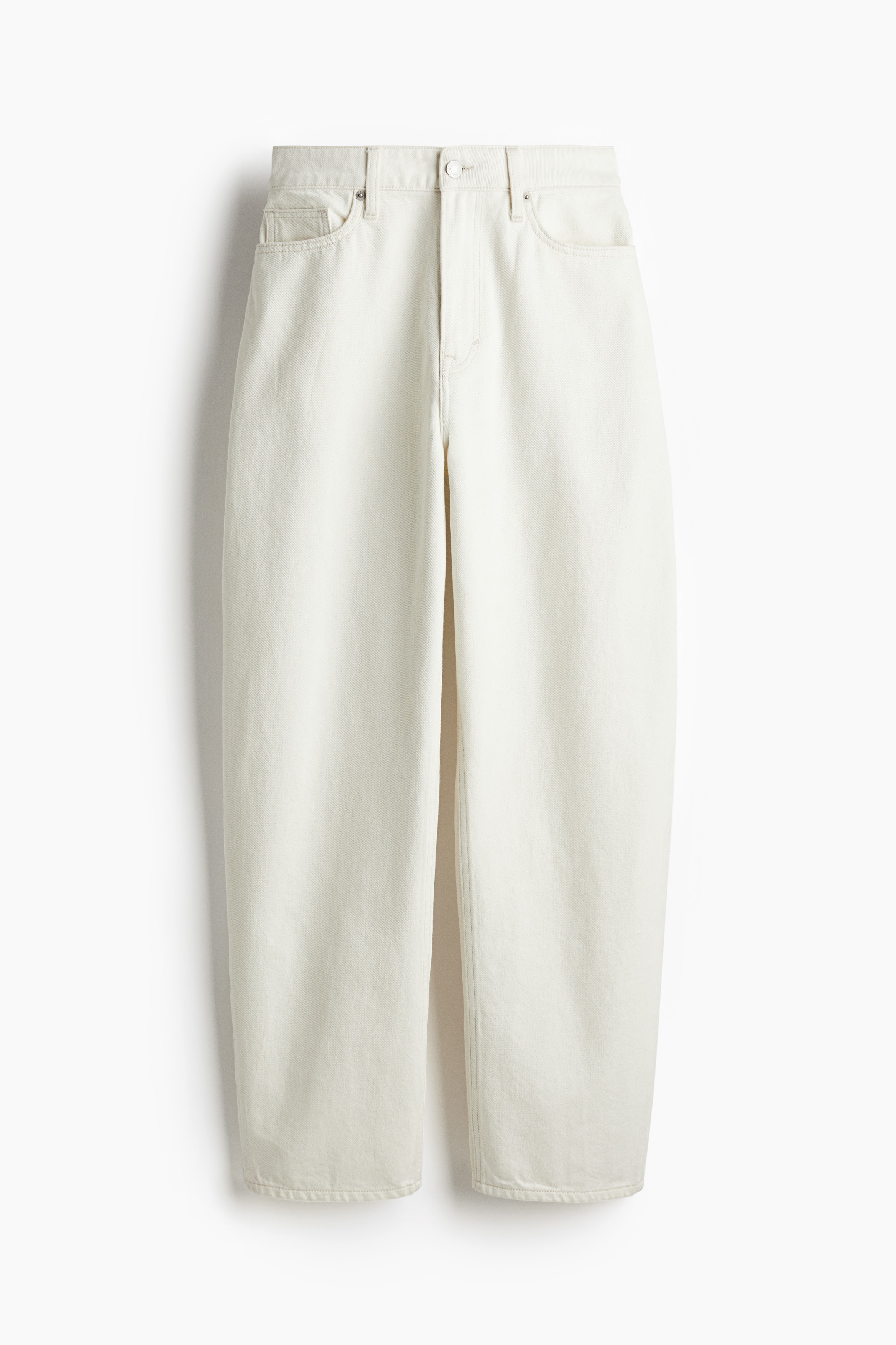 Barrel High Jeans - Cream