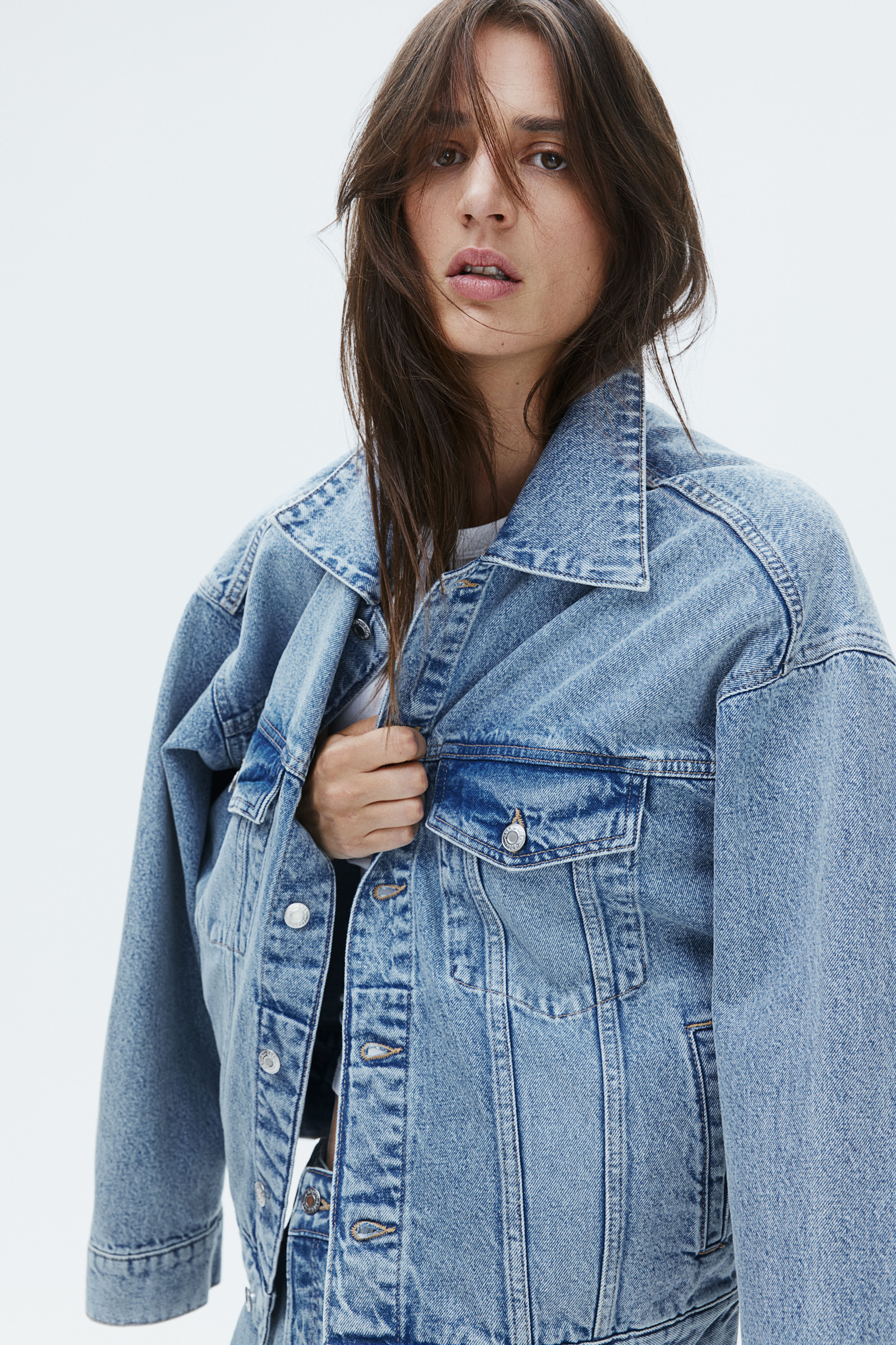 Denim Jackets for Women Oversized Cropped More H M GB