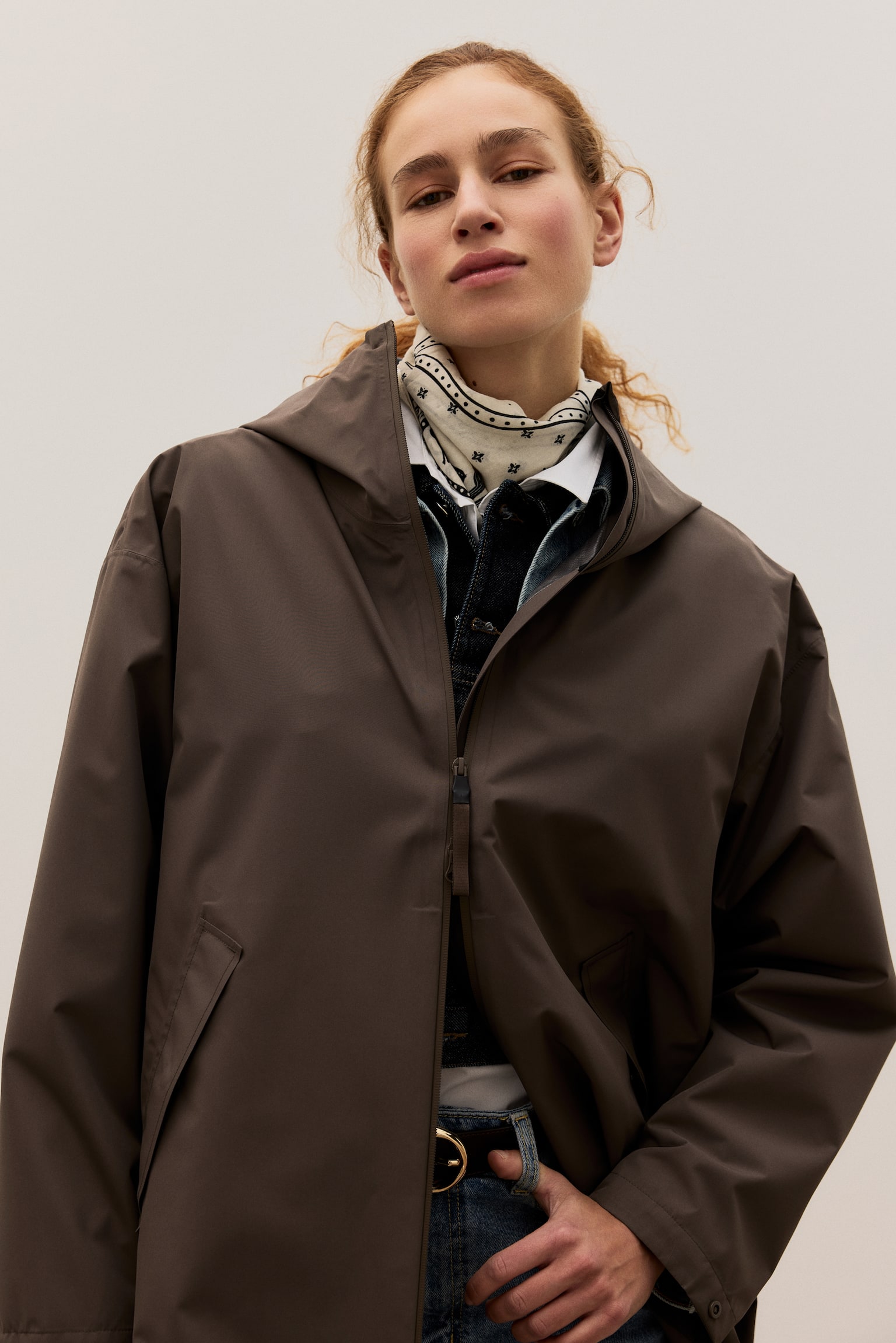 Rain parka - Brown - 3