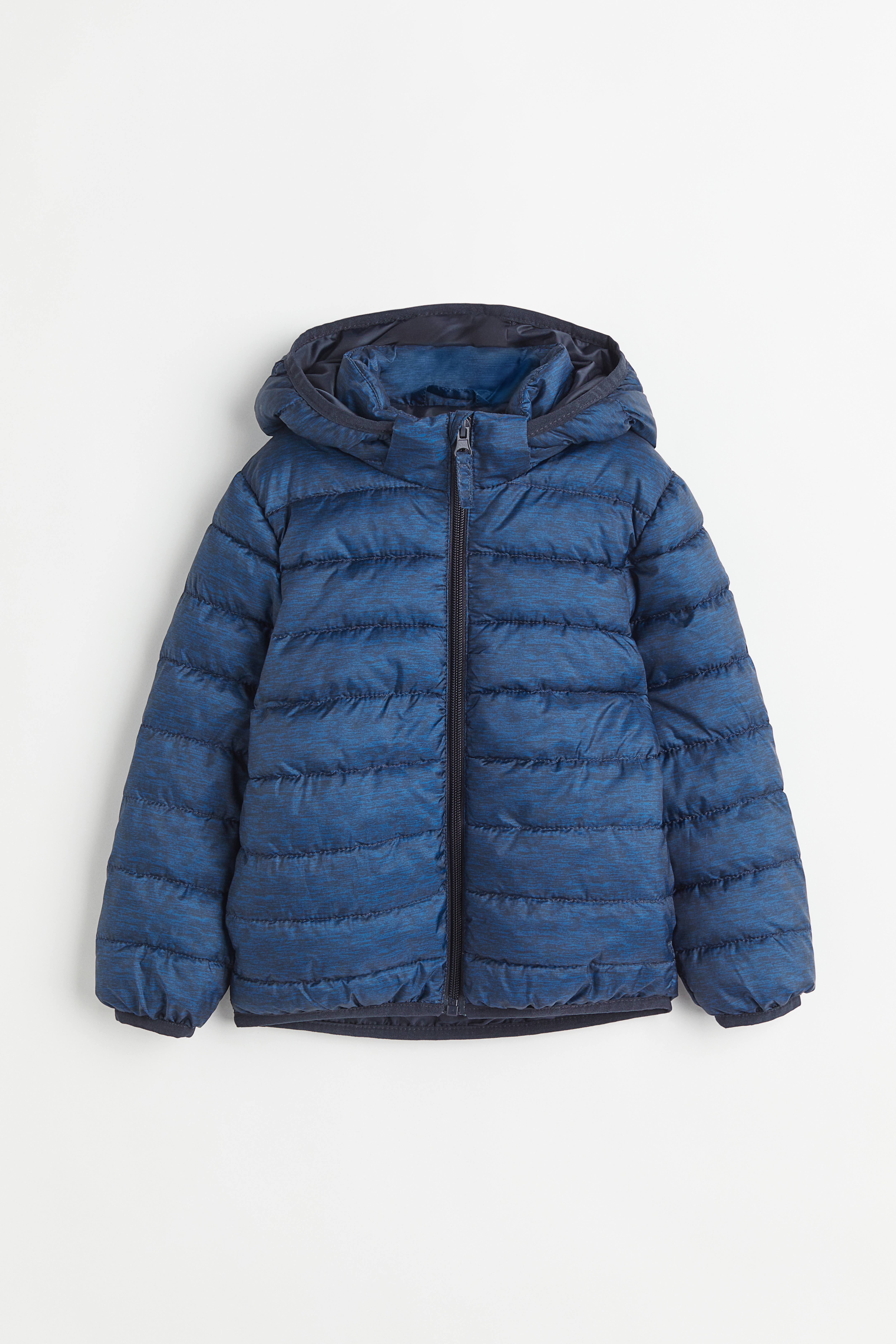 Blue fashion puffer jacket h&m