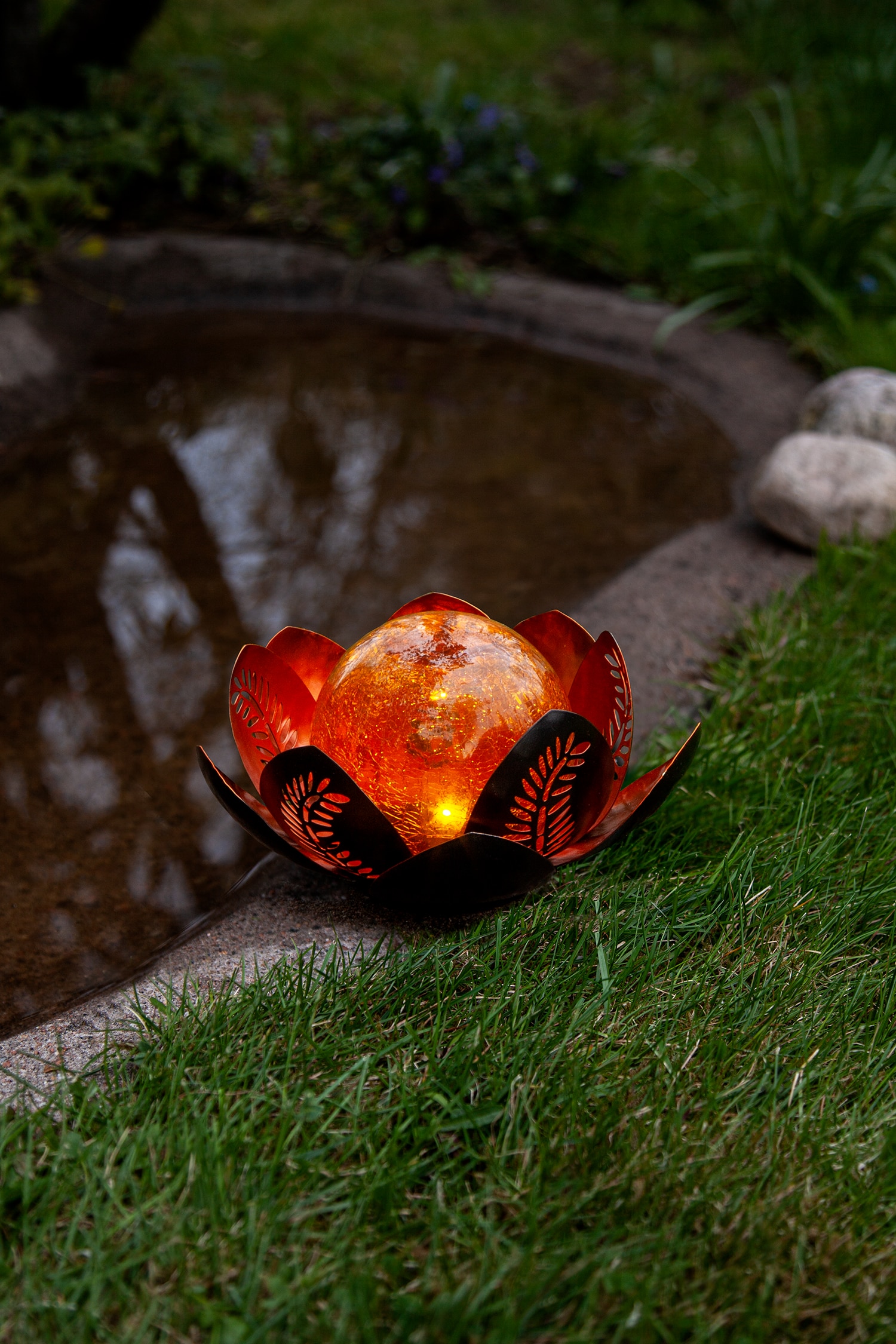 Solar-deko Lilly - Amber