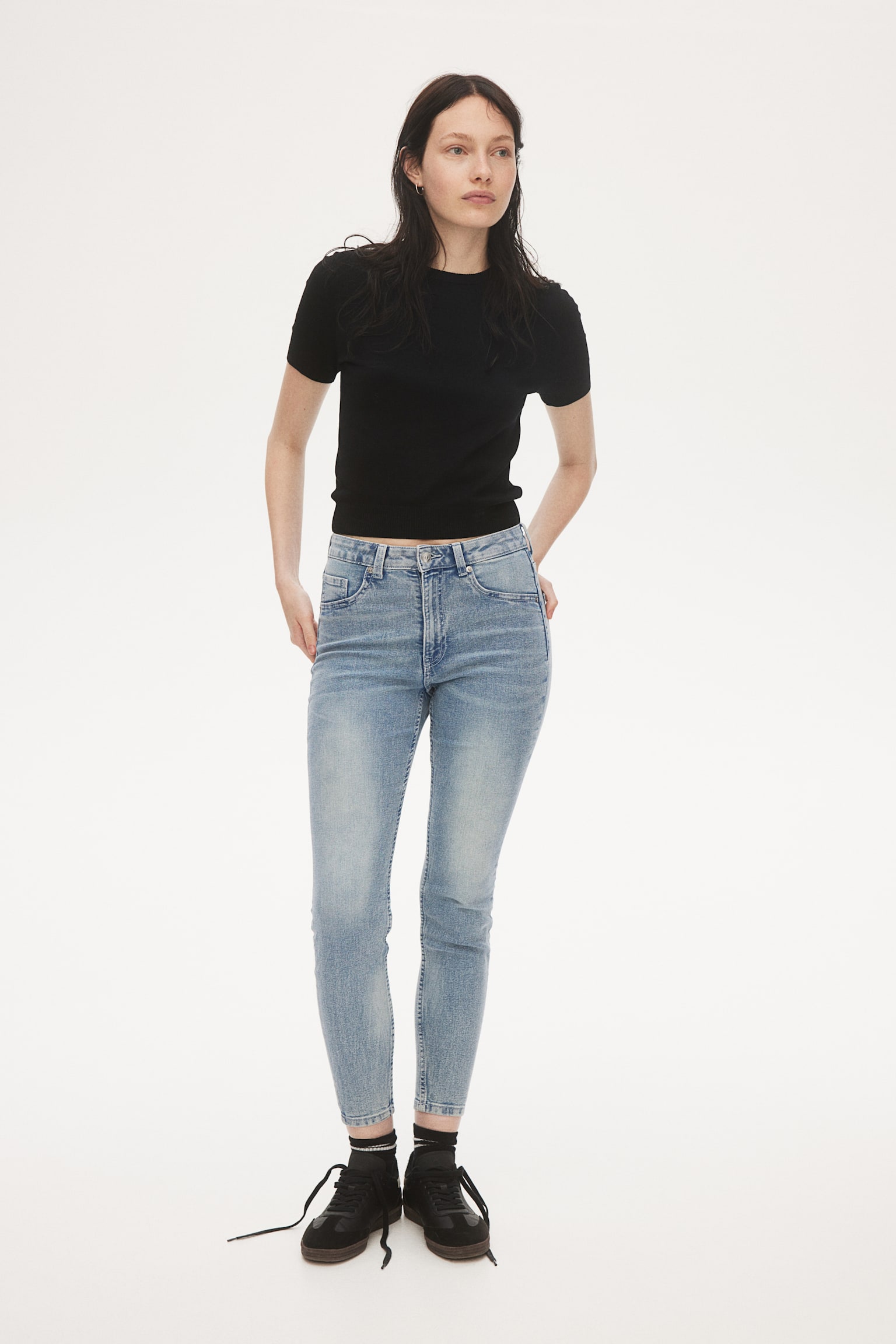 Skinny High Jeans - Light denim blue/Dark denim blue/Denim blue/Black/Light denim blue/Black/Light grey/Light pink/Denim blue/Pale denim blue/Grey/Grey/Brown - 1