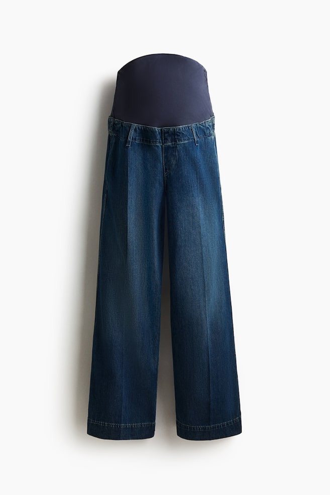 MAMA Wide jeans - Denimblå - 1