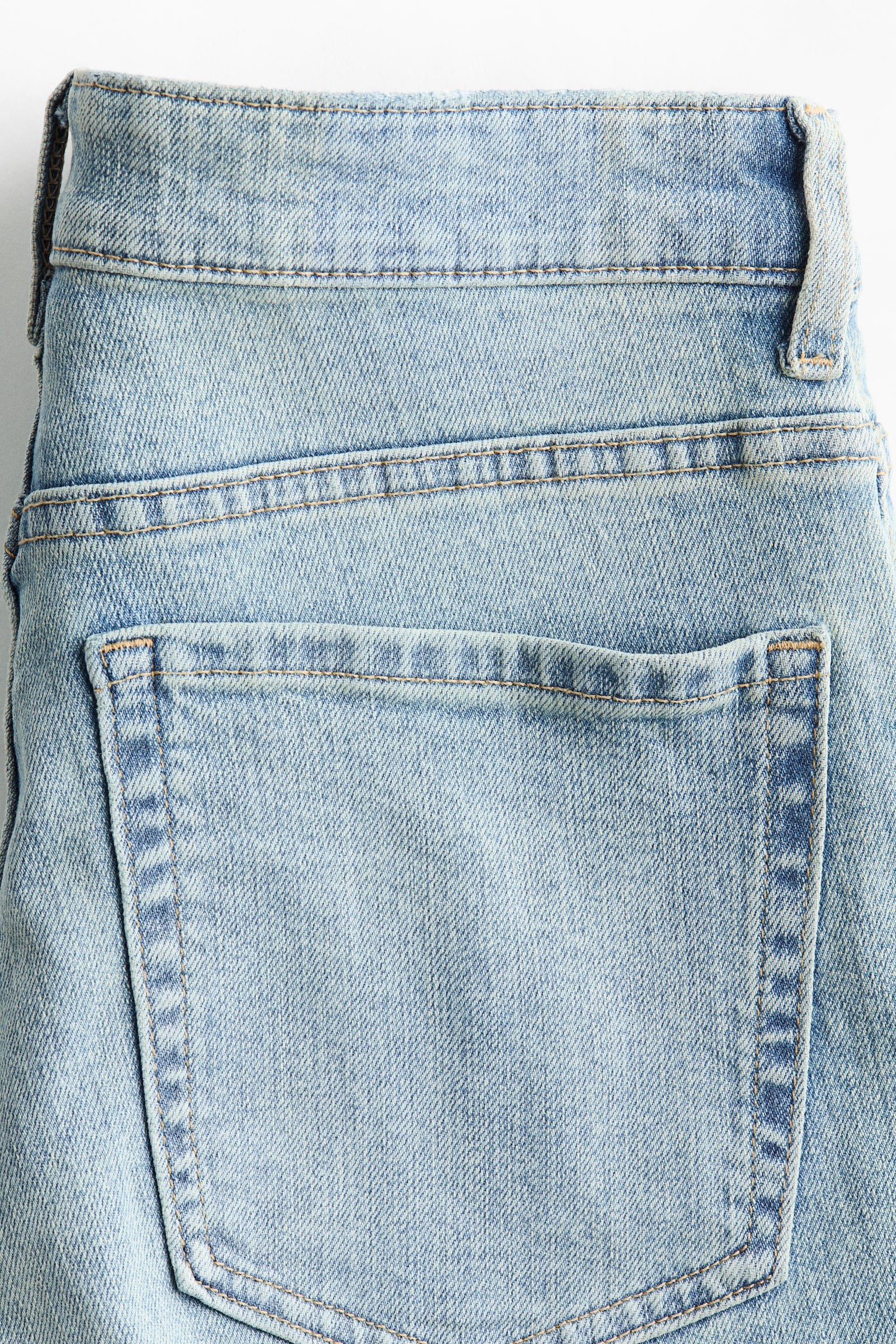 Flared Regular Waist Ankle Jeans - Licht denimblauw/Licht denimblauw - 6