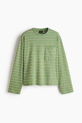 Långärmad T-shirt i interlock Regular Fit