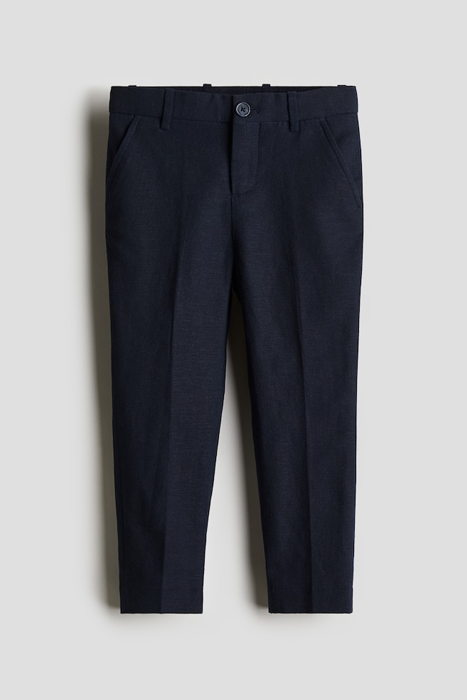 Anzughose in Slim Fit - Marineblau/Hellblaumeliert/Mintgrün/Dunkelblau/Hellbeige - 1