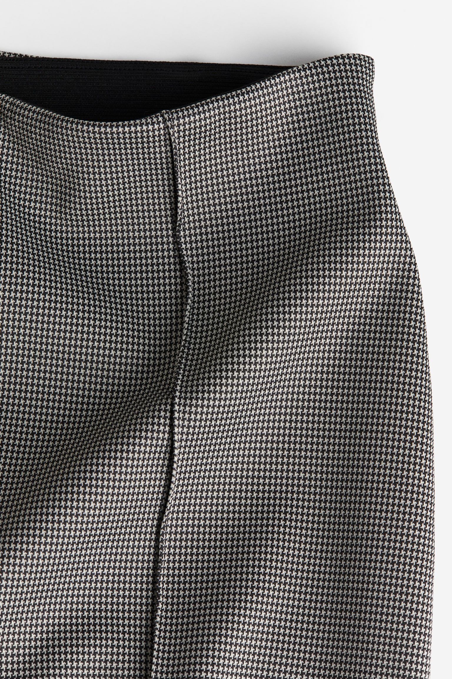 Tailored jersey trousers - Black/Dogtooth-patterned/Dark grey marl/Black - 4