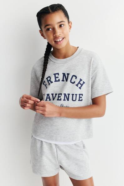 More Mile Pantaloncini In Pile Per Ragazzo, Colore Grigio, Taglia 9-10 Anni, Vita Regolabile Con Coulisse