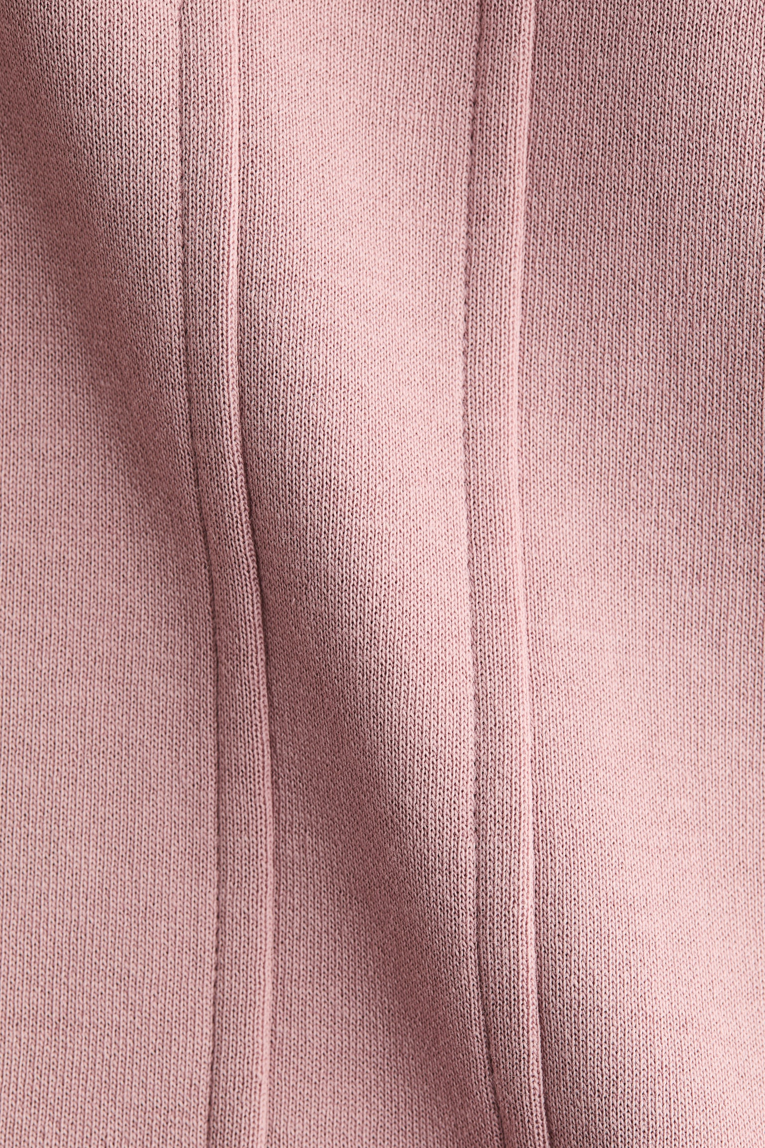 Waisted interlock T-shirt - Dusty pink/Black/Pale yellow/White/Dark mole - 2