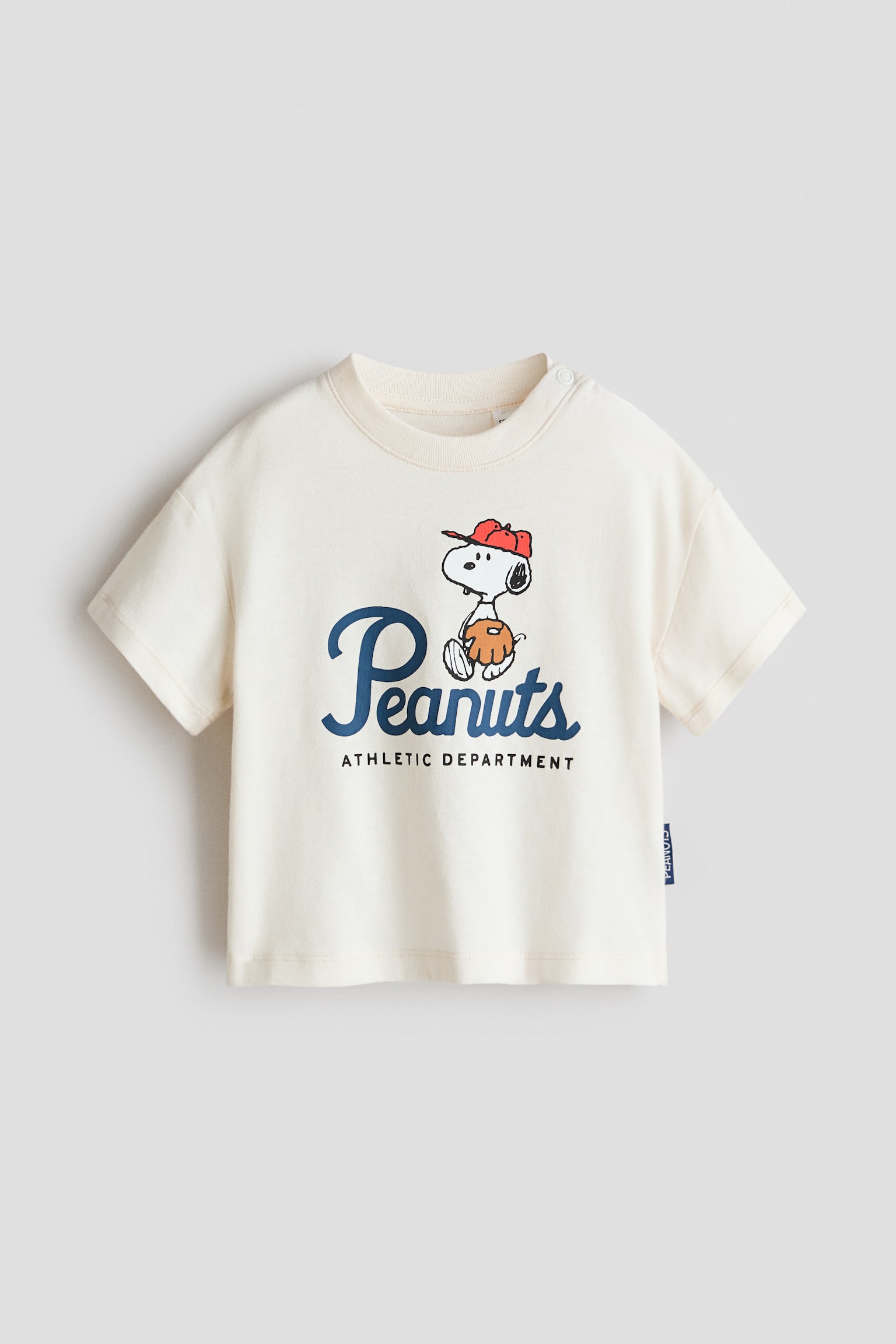 T-Shirt with Motif - Cream/Snoopy