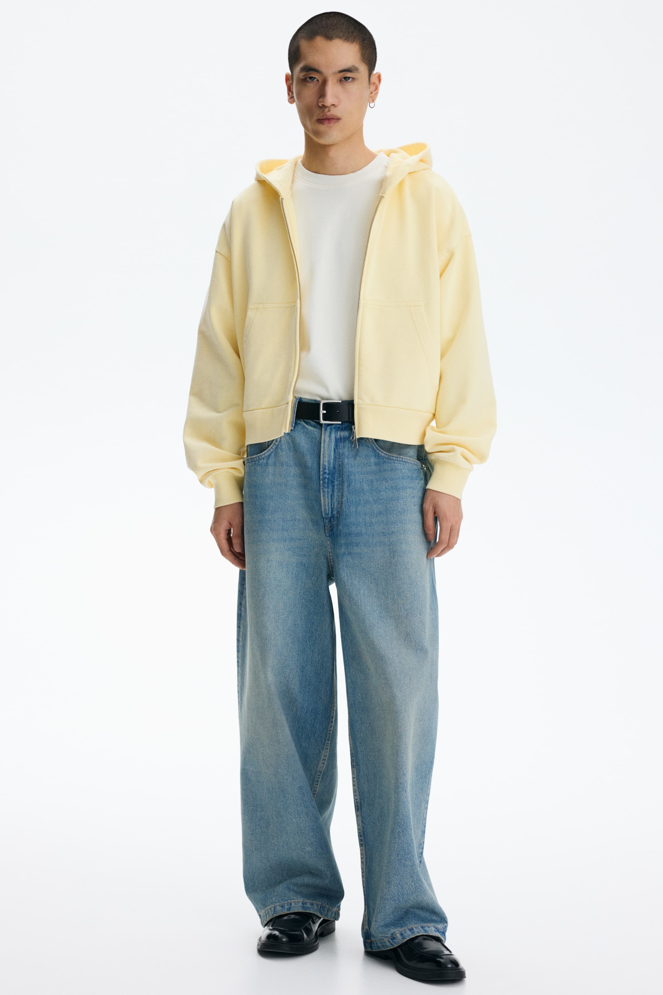 Veste à capuchon grande taille fermeture éclair