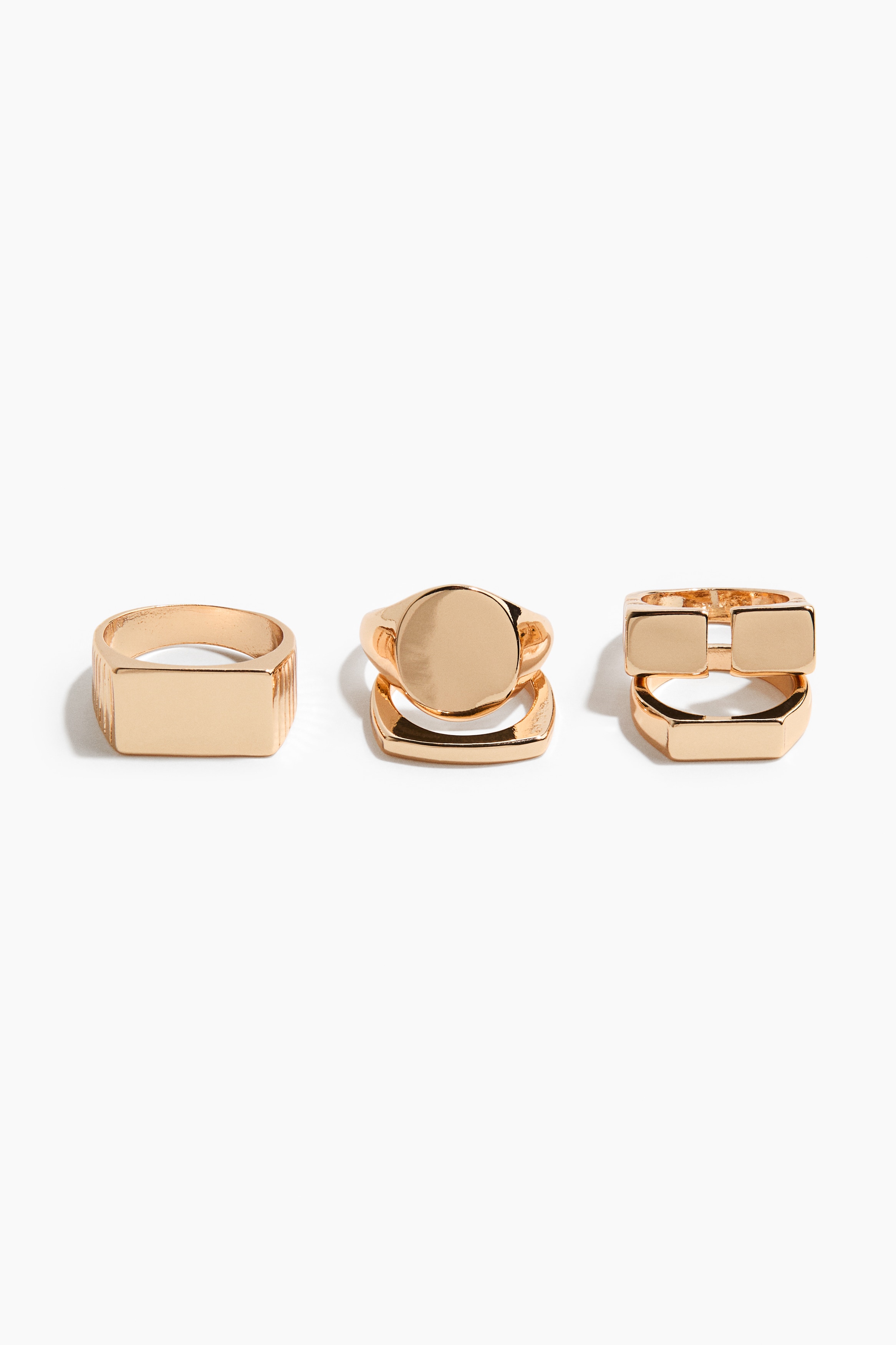 5-pak ring - Gold-coloured
