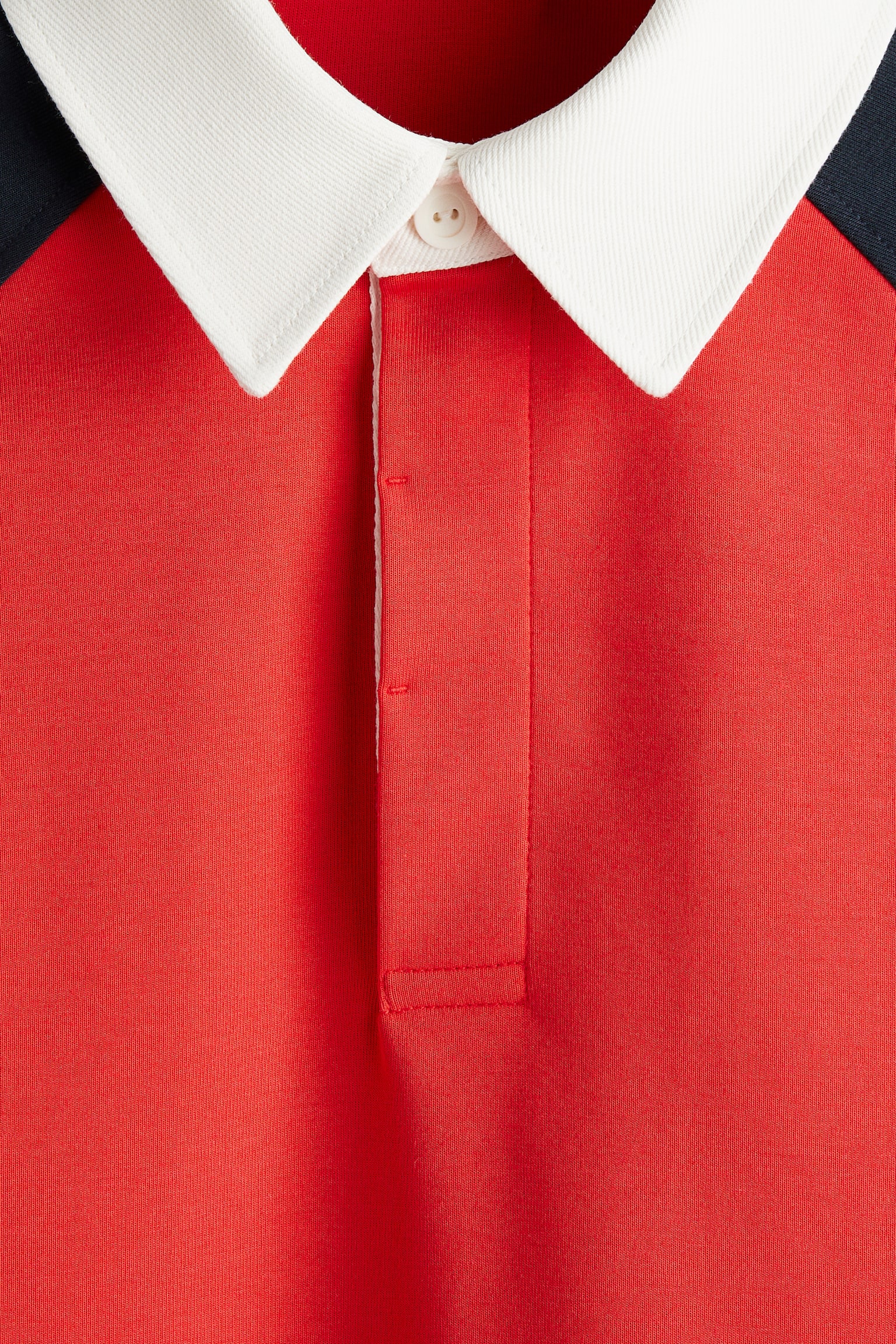 Áo rugby Loose Fit - Màu đỏ sáng/Kodak - 3