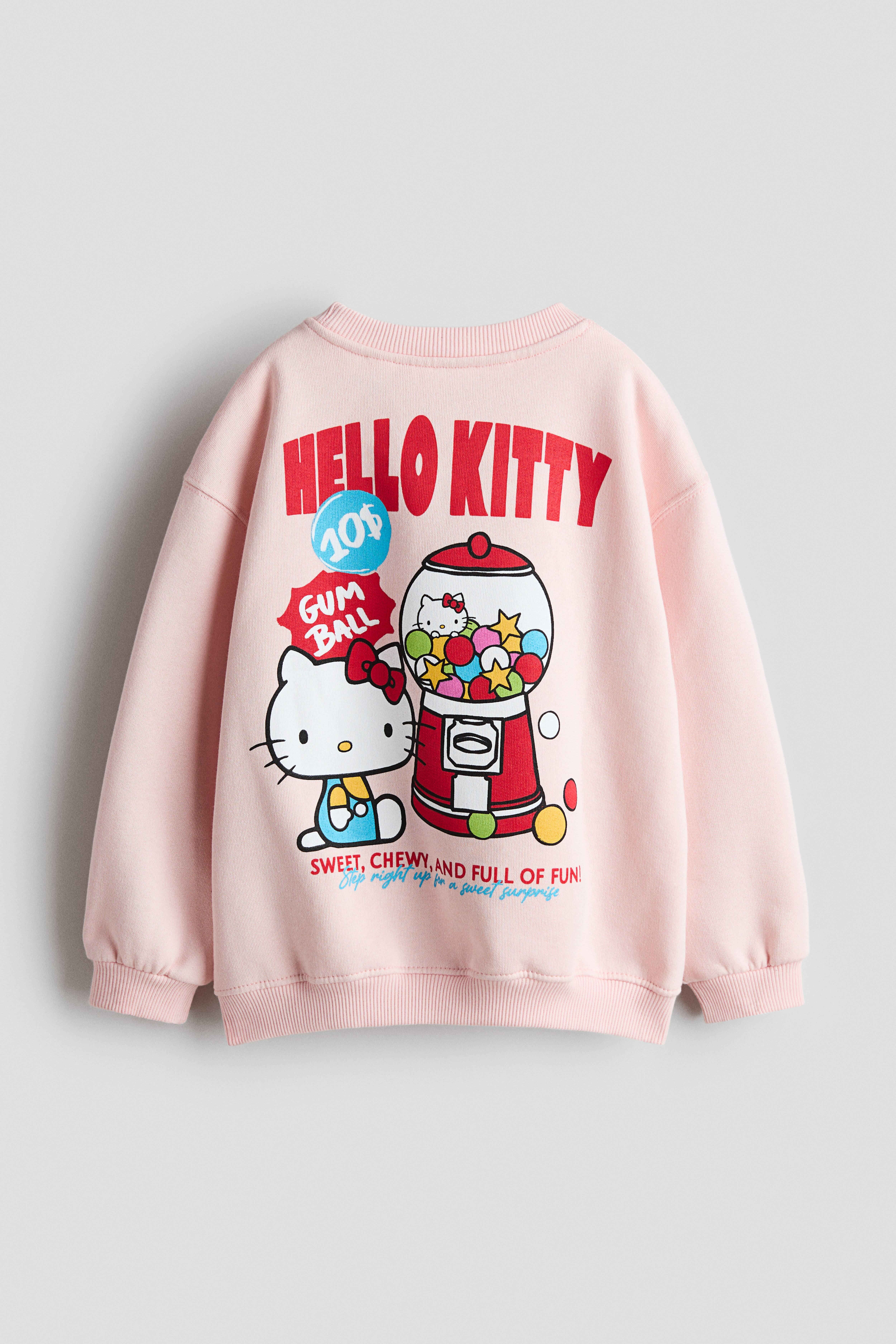 Sweatshirt with Printed Motif