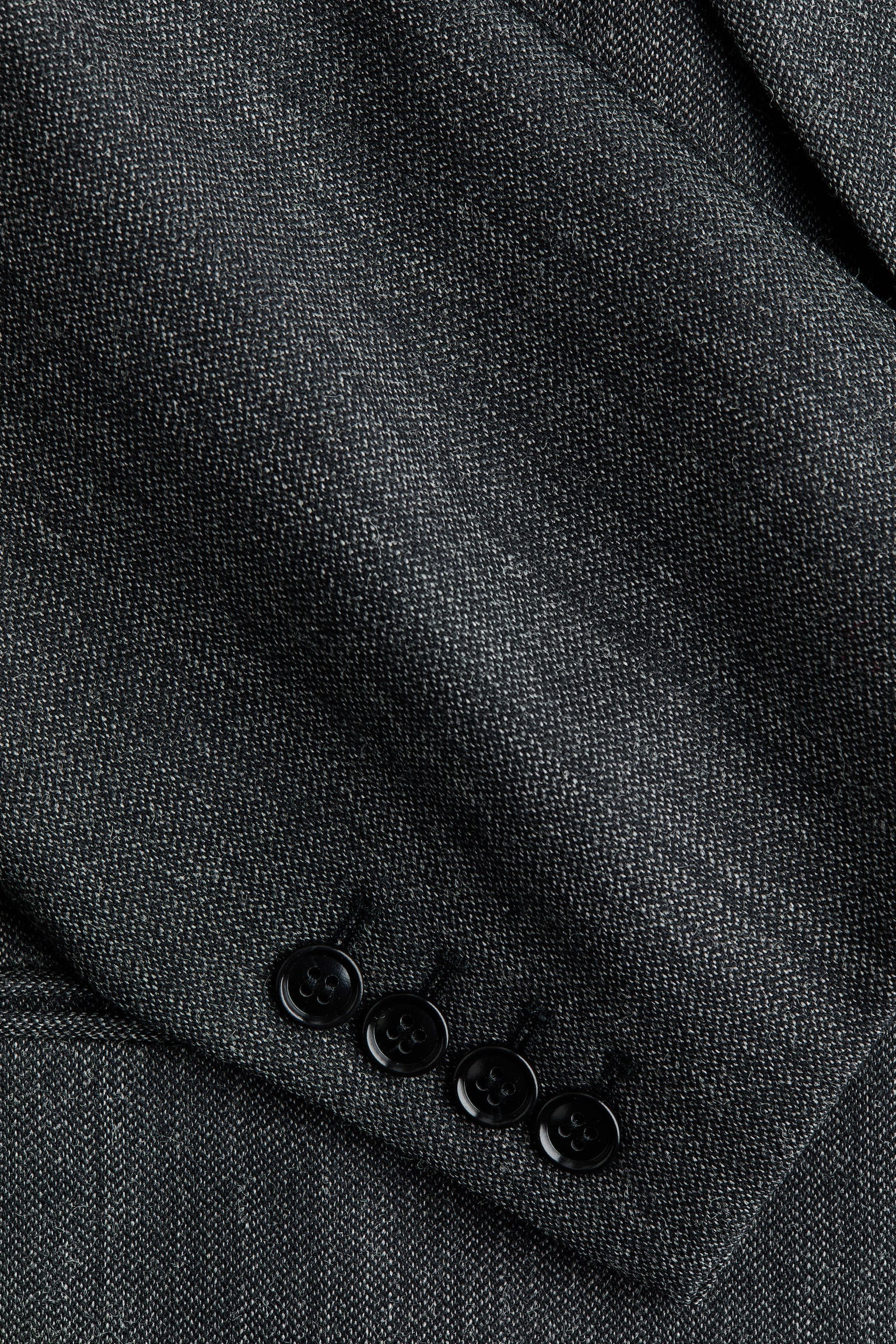 ダブルブレスト ウールブレザー - ダークグレー - 6