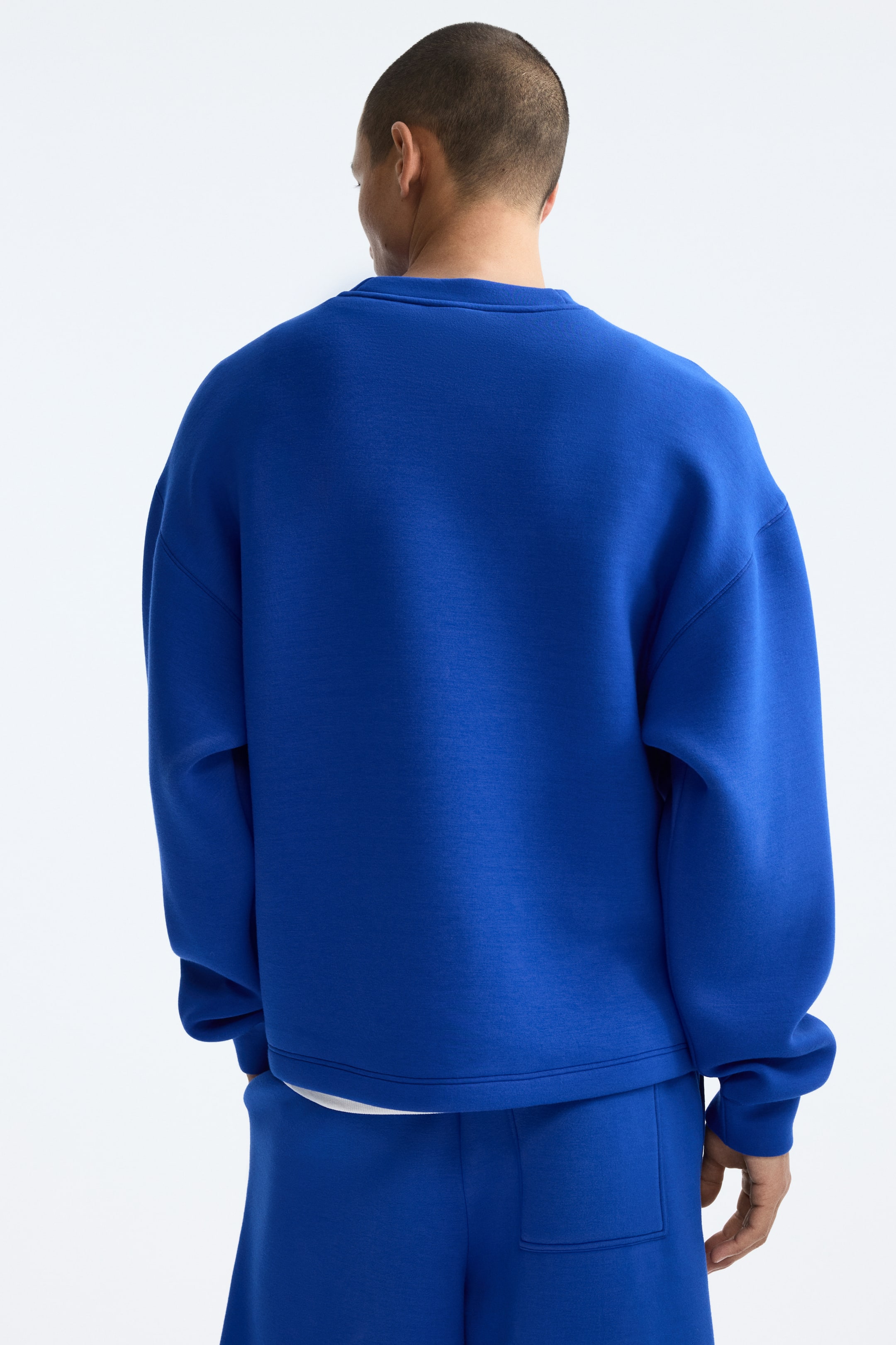 Oversized Boxy Scuba Sweatshirt