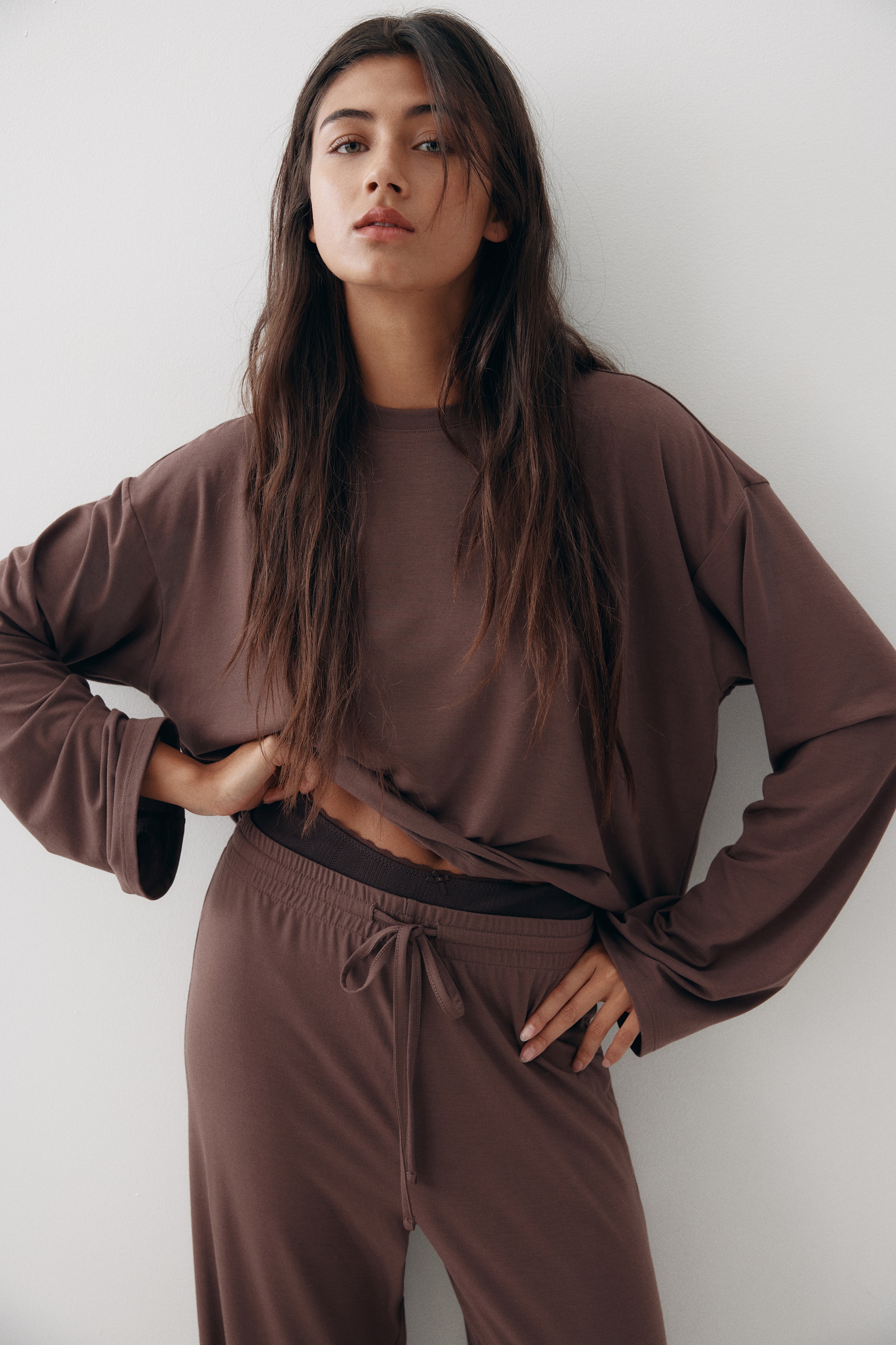 Viscose-blend pyjamas