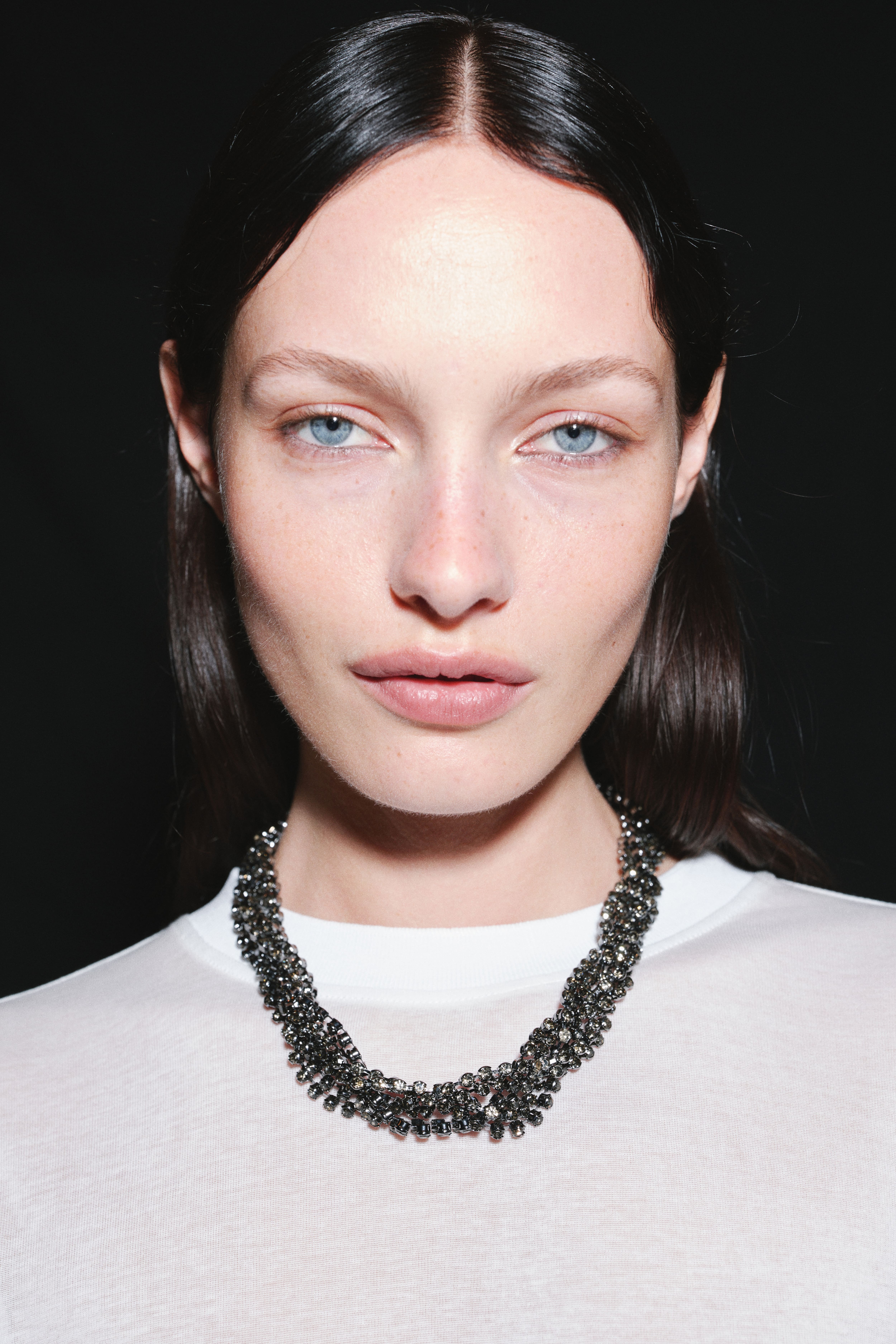 Collier épais avec strass