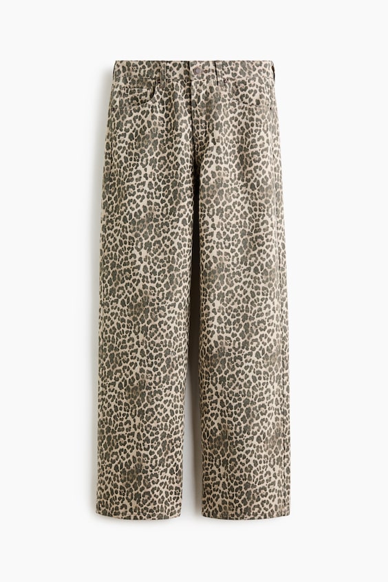 Wide-Leg Regular Waist Jeans