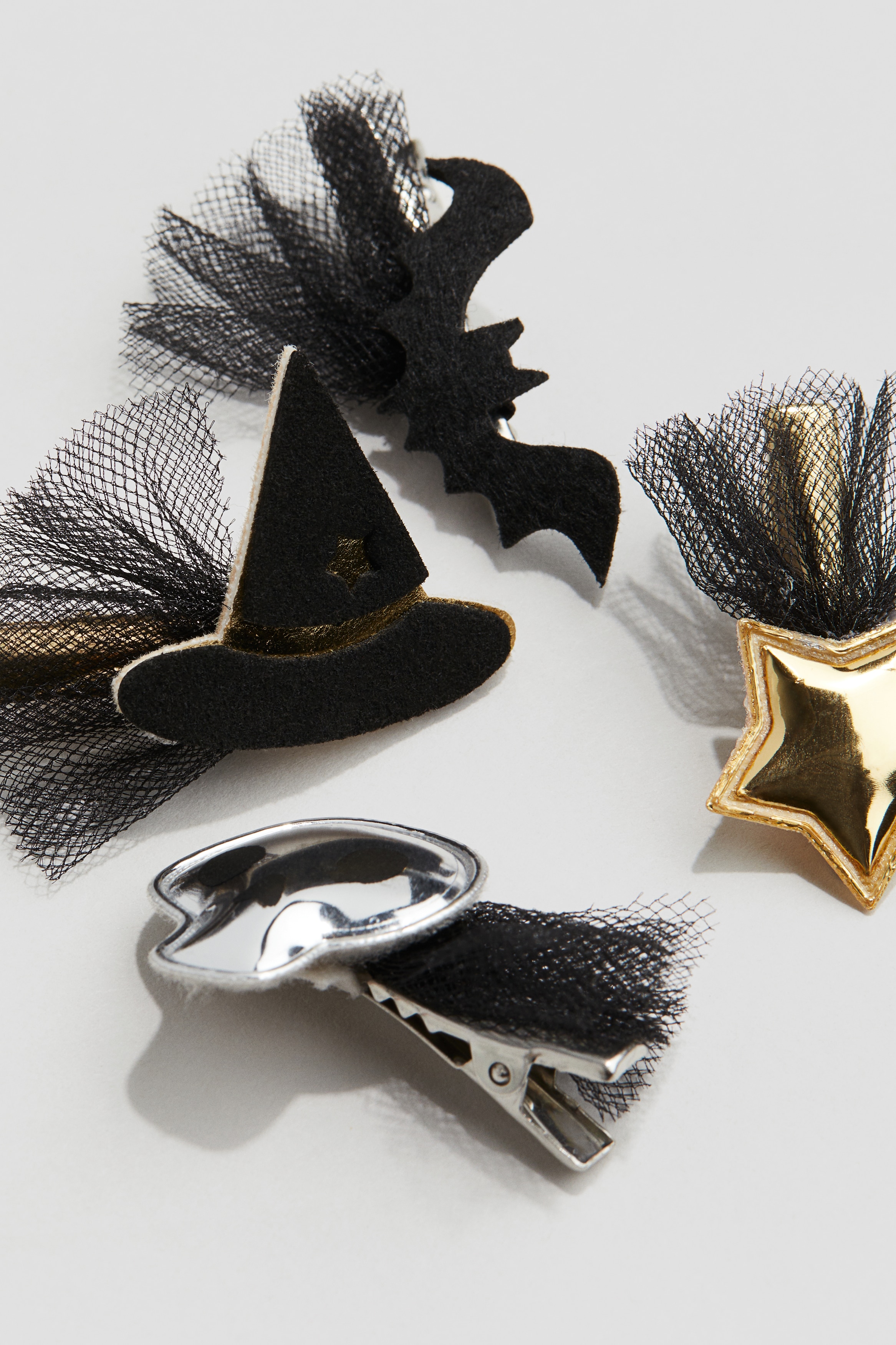 Lot de barrettes Rose/Halloween ENFANT H&M BE