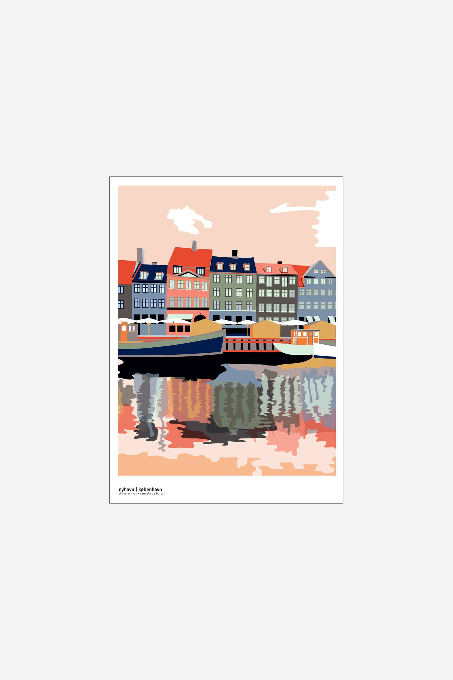 Posterhaus - Nyhavn - Aften - Bunt/nyhavn