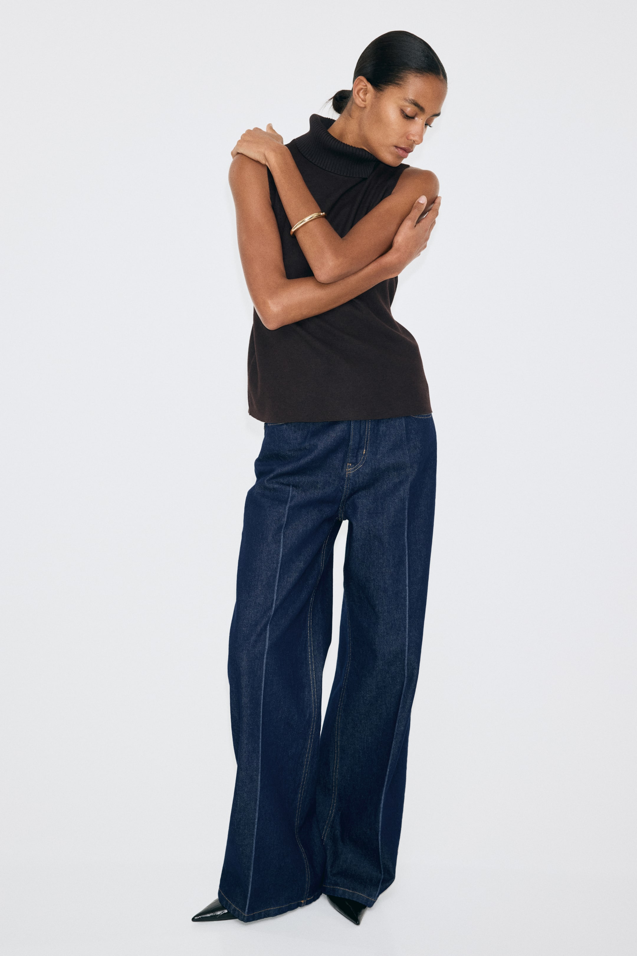 Grösseres Bild ansehen: Rollkragentop - Dunkelbraun - DAMEN | H&M CH 2