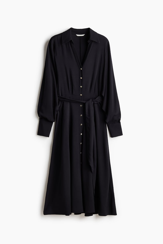 Vestido camisero - Azul marino/Negro - 1