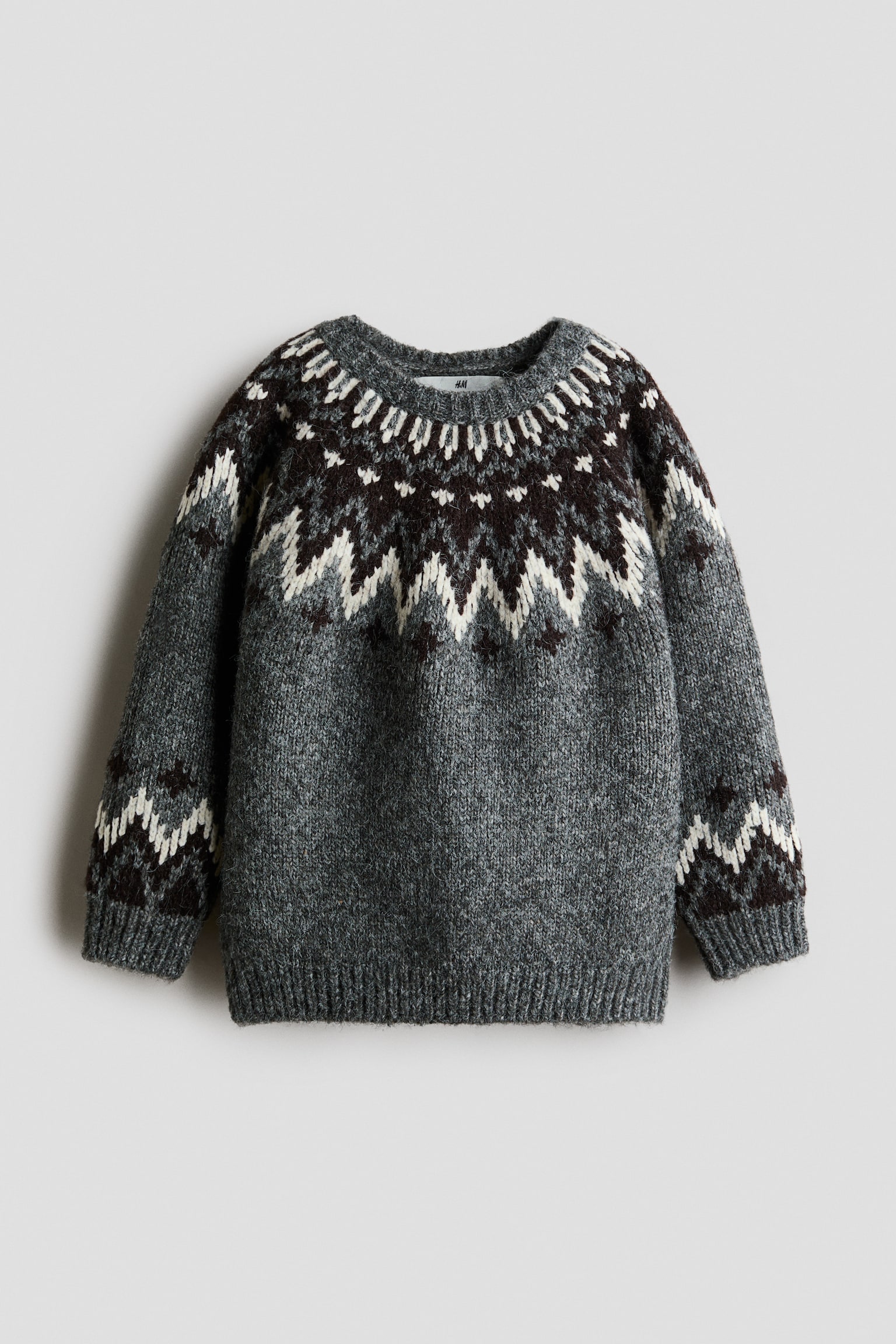 Jacquard-knit jumper