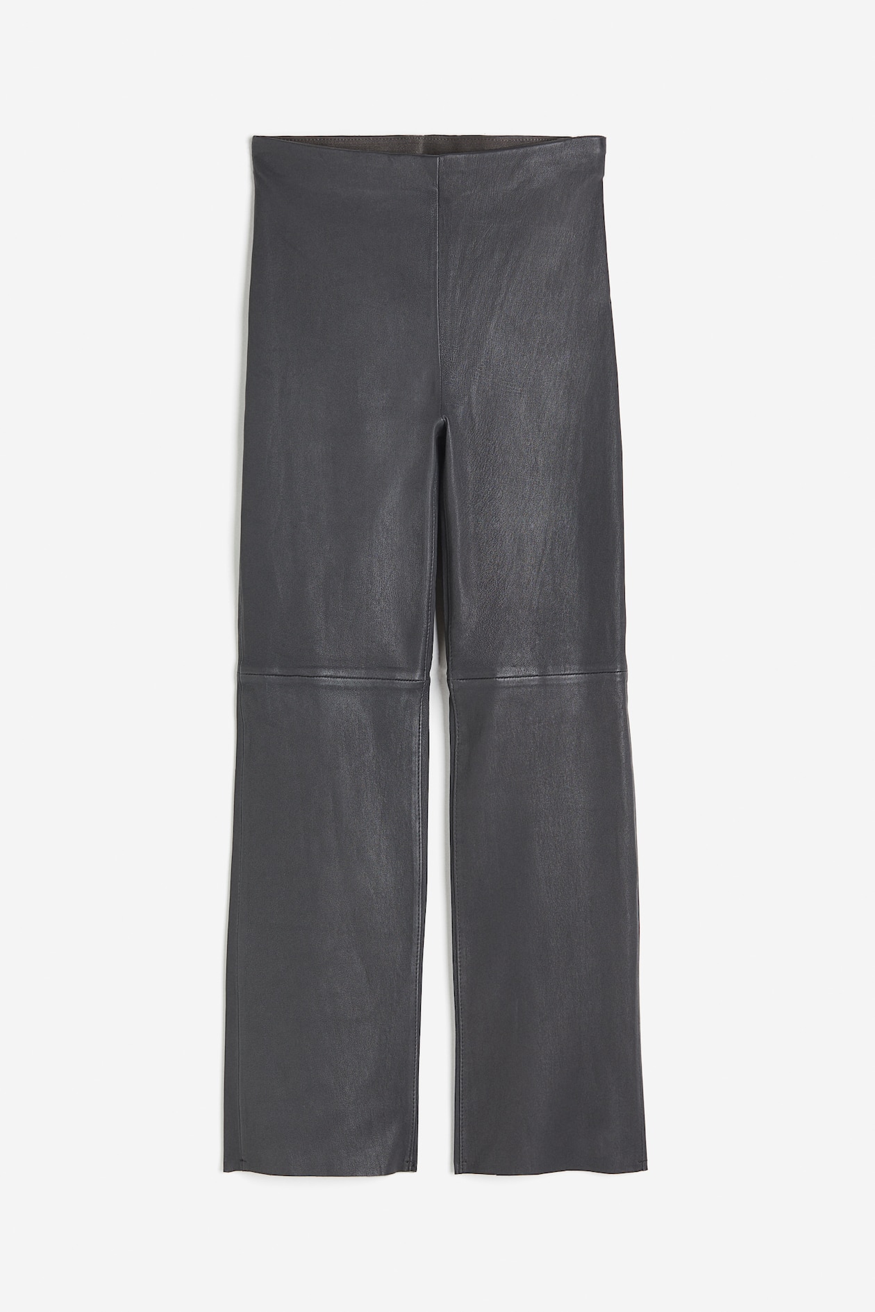 Pantalon 7 8 En Cuir Gris Fonc FEMME H M FR pantalon-7-8-en-cuir-gris-fonc-femme-h-m-fr