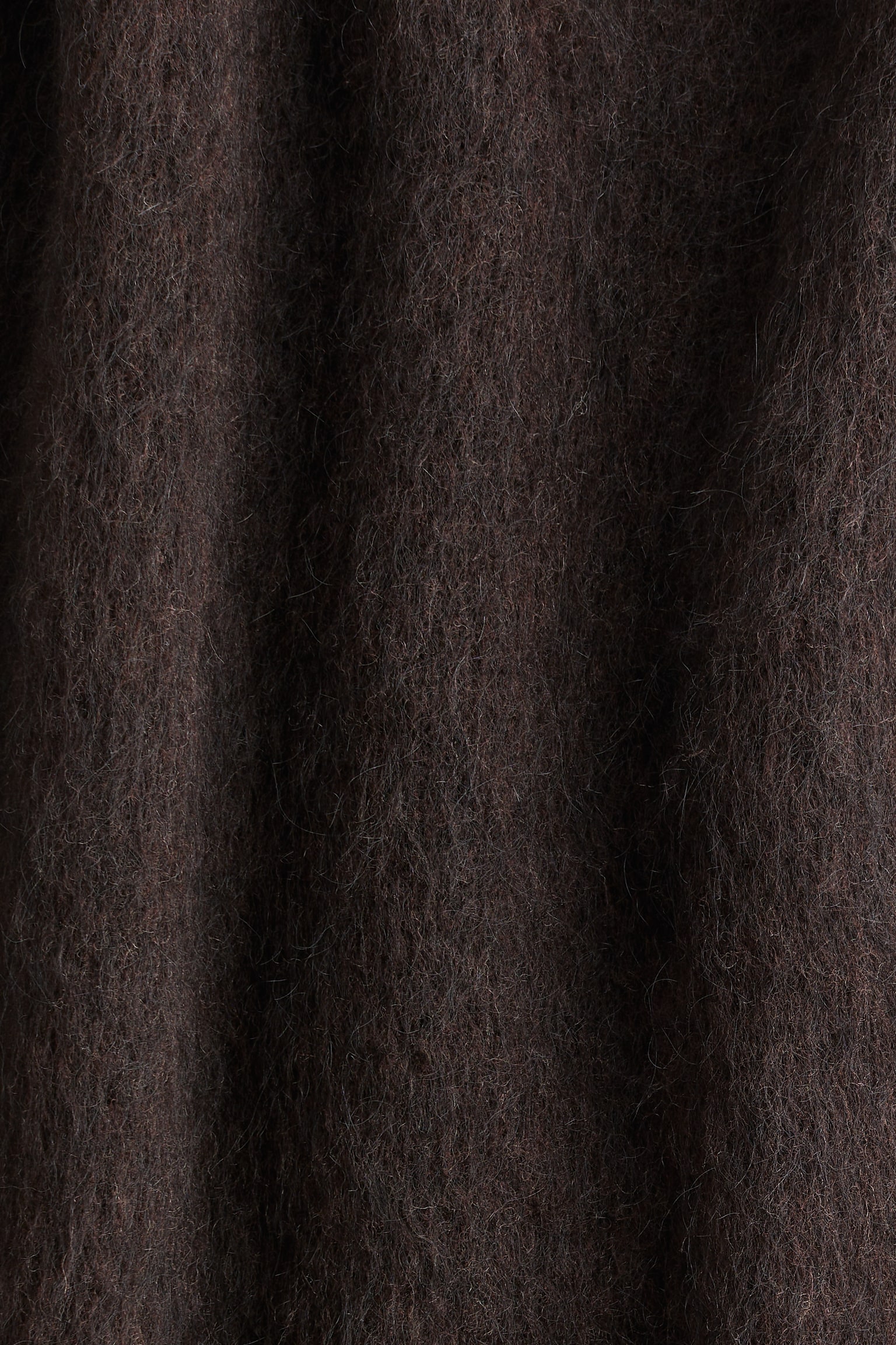 Женский свитер H&M Oversized Mohair-Blend, цвет: Тёмный коричневый — фото 2