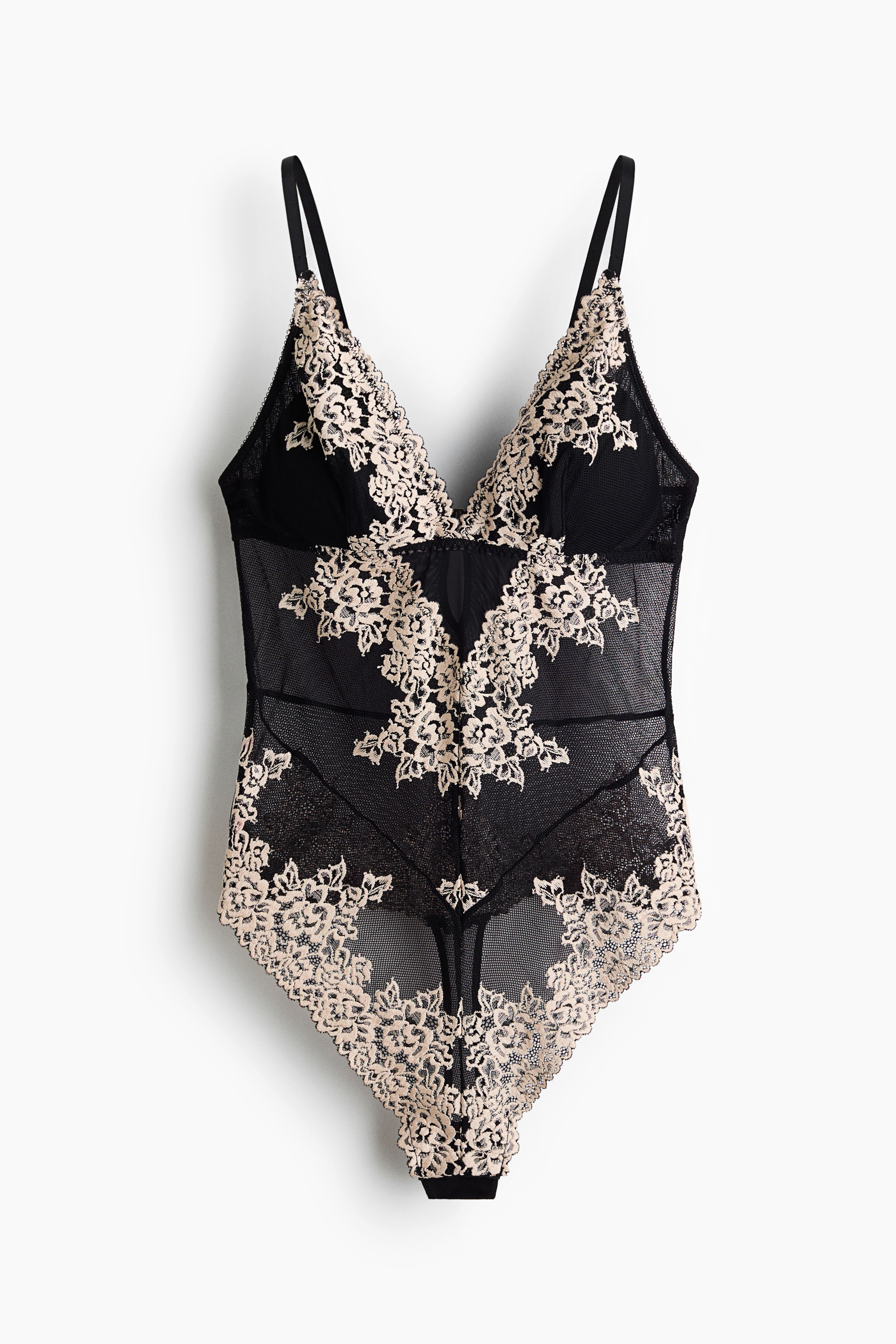 Maillot en dentelle à bonnets coussinés
