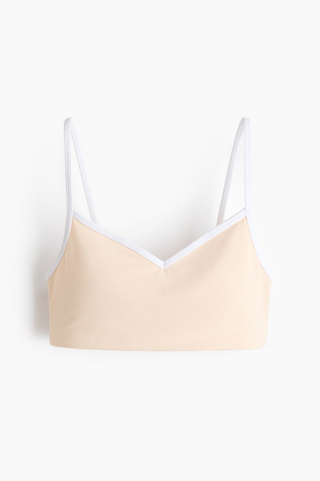 Medium Support Sports bra with SoftMove™ - Butter yellow/White/Apricot/Plum purple - 1