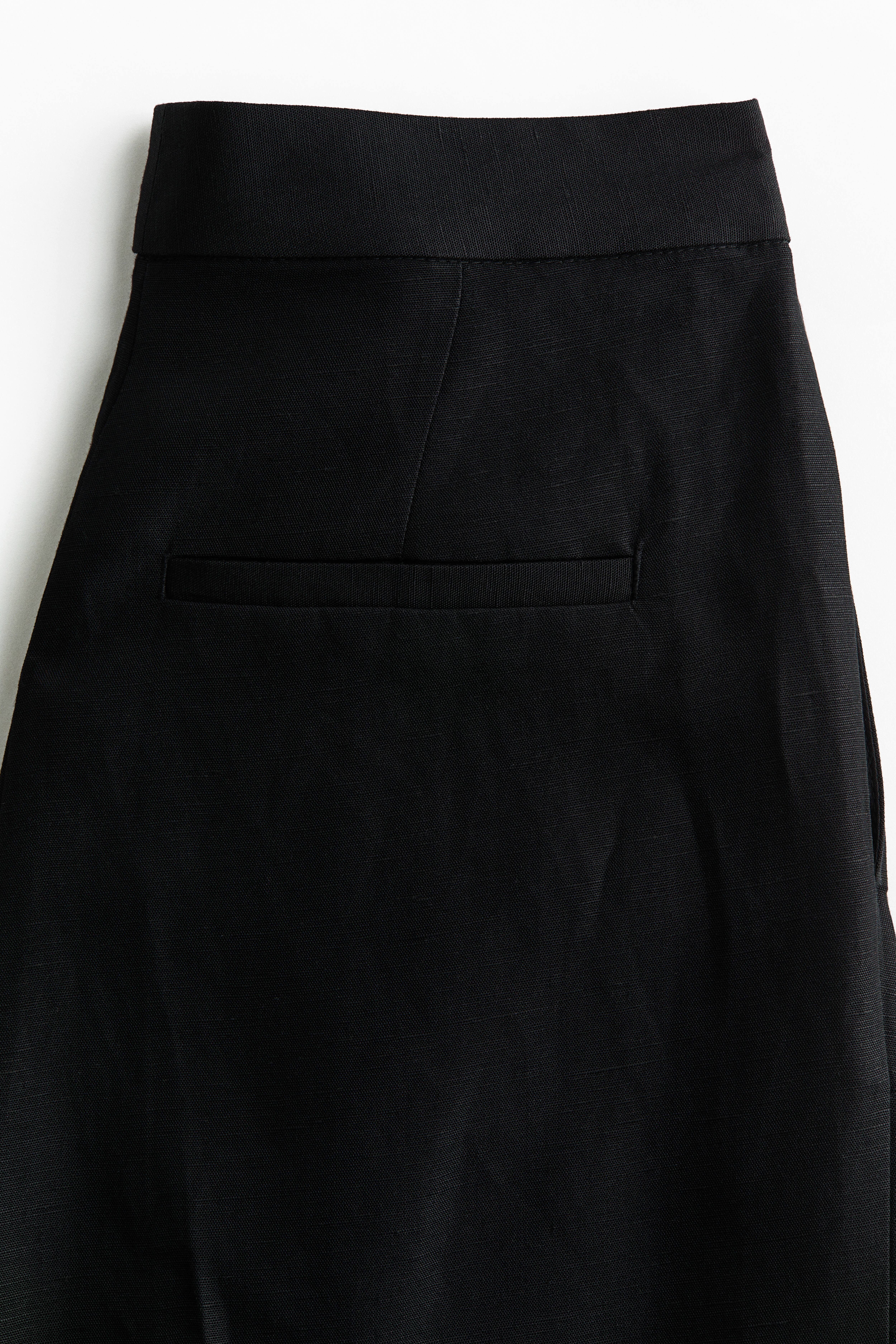 Linen-Blend Balloon-Leg Pants