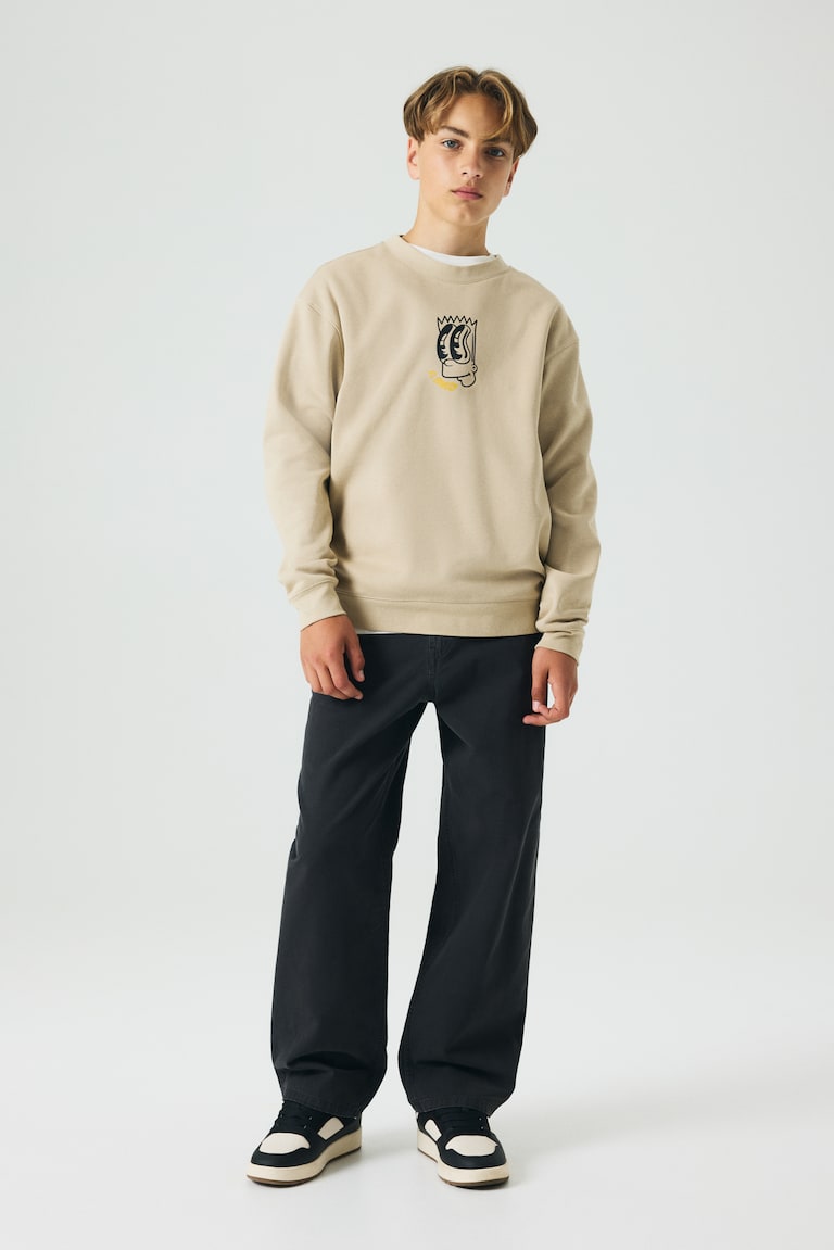 Relaxed-Fit Carpenter Pants Faded black Kids H&M PH