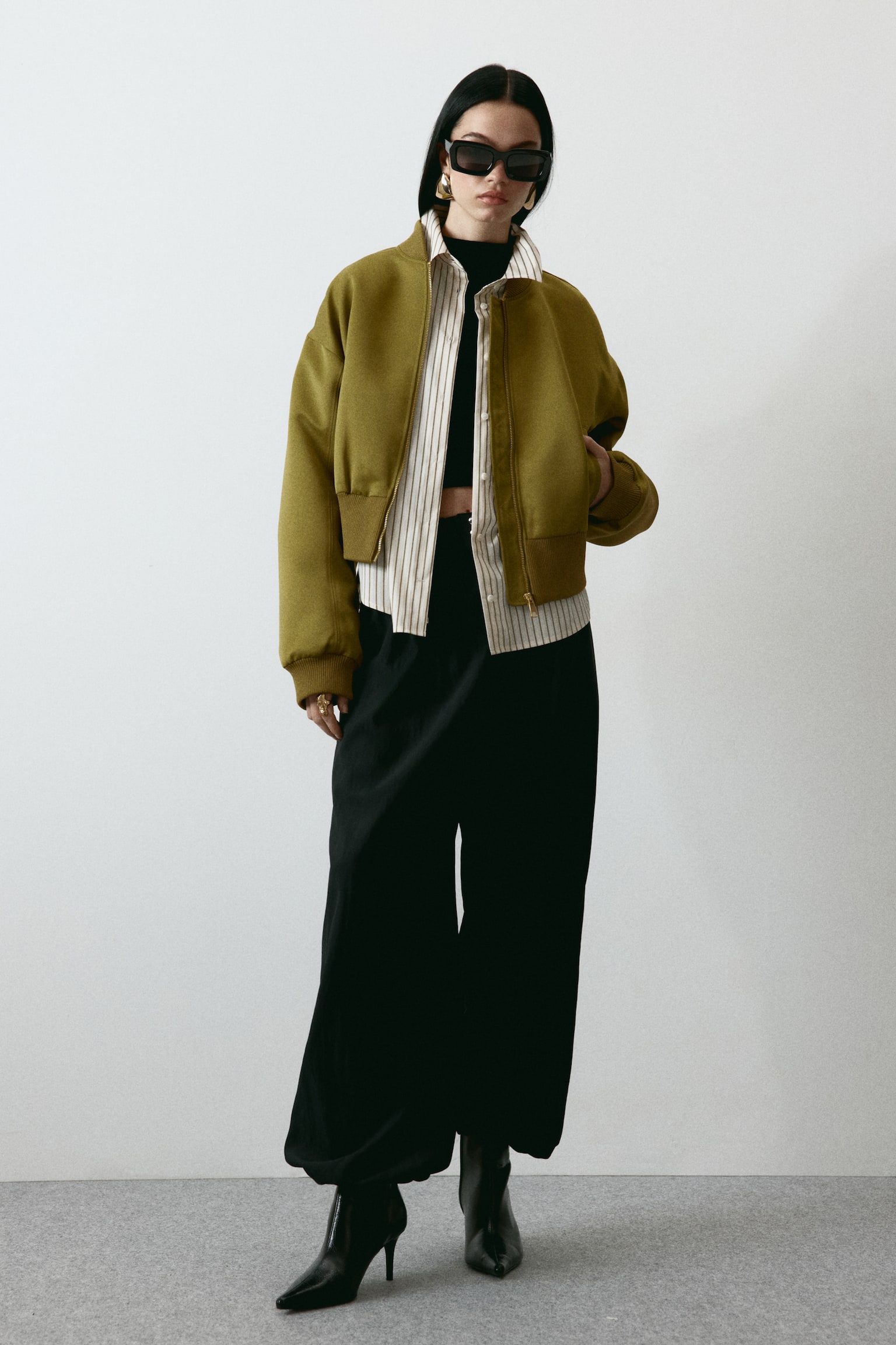 Bomber jacket - Golden olive - 6