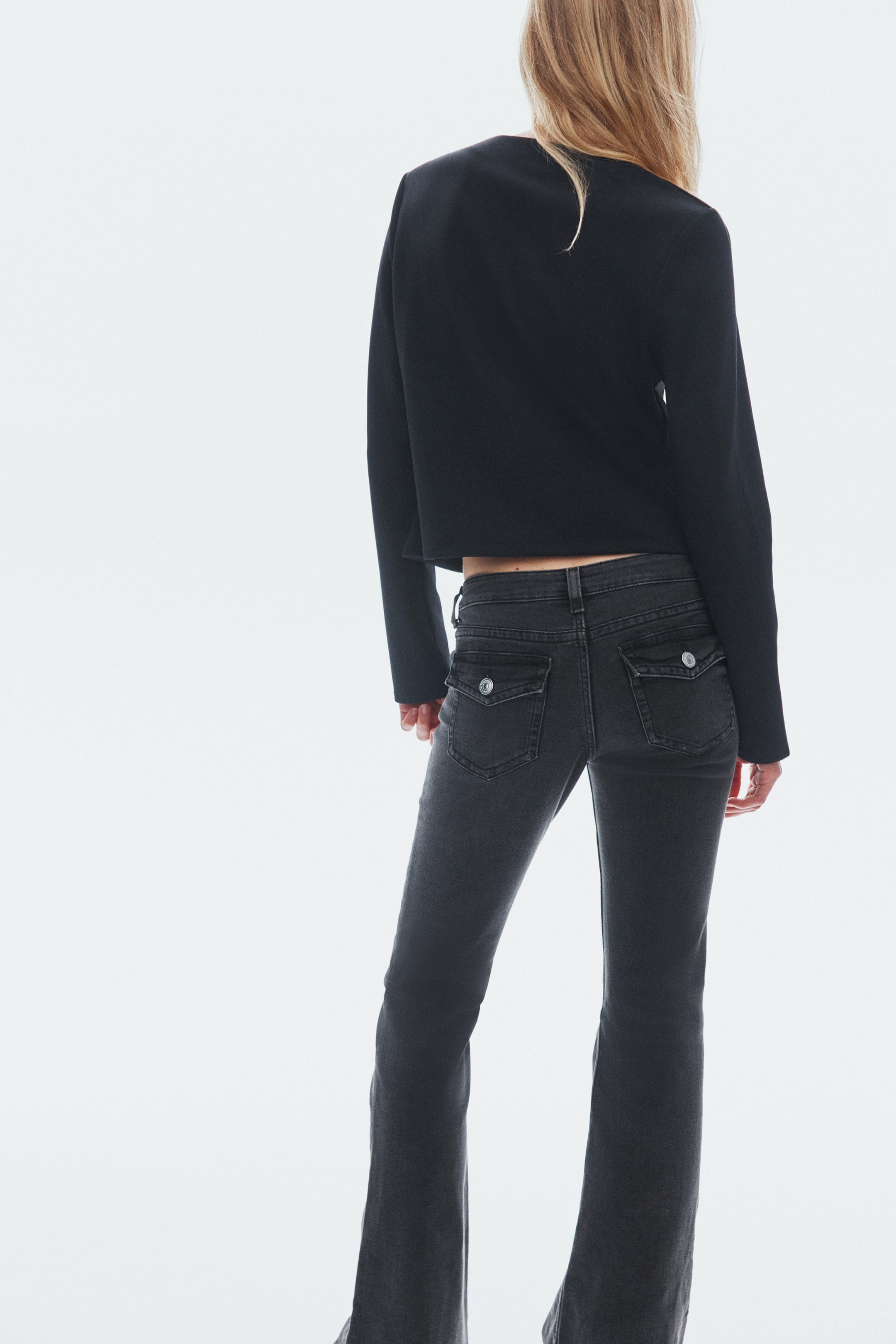 Flared Low Waist Jeans