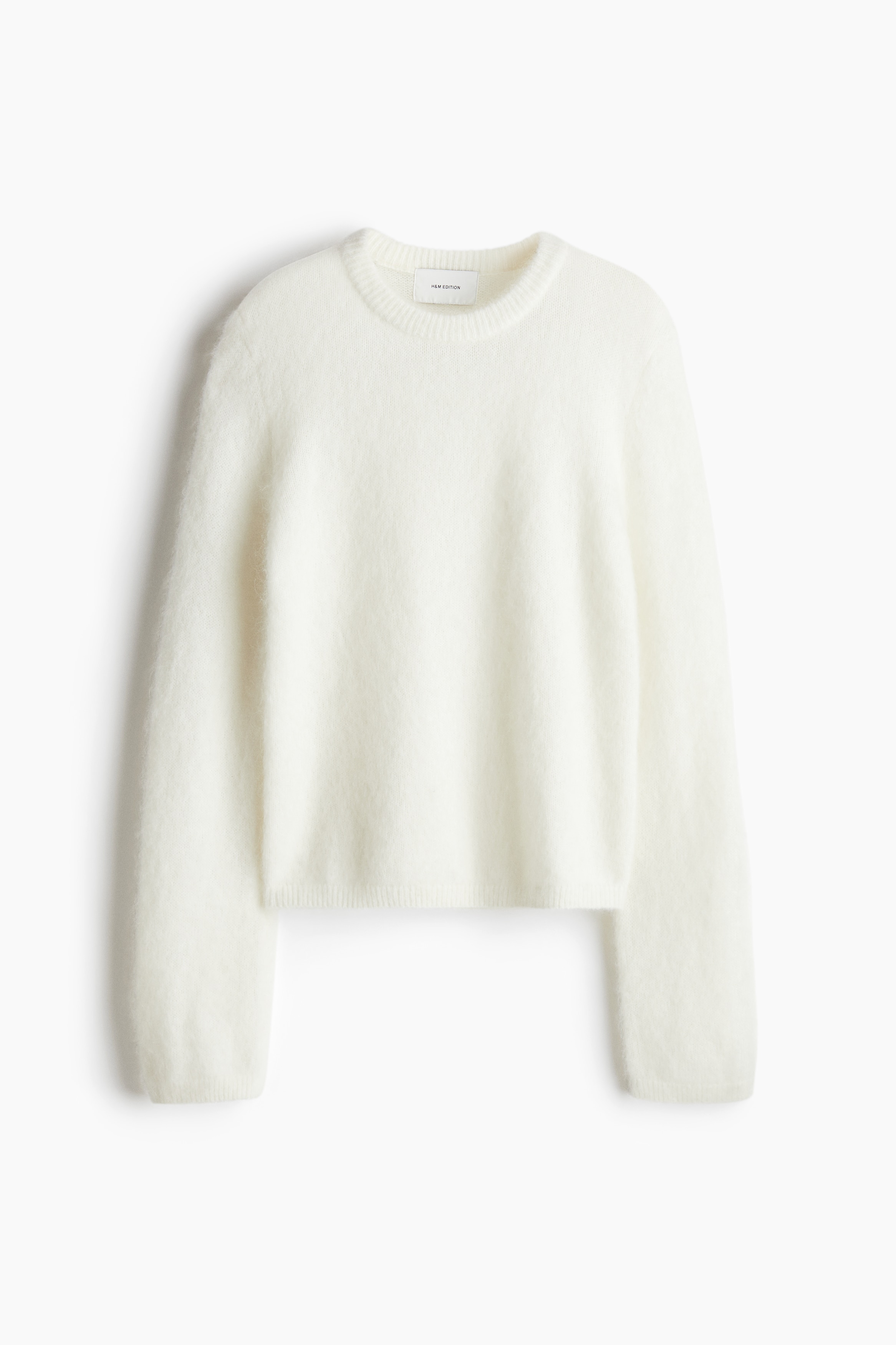 Tiftik Karışımlı Kazak - Beyaz - KADIN | H&M TR