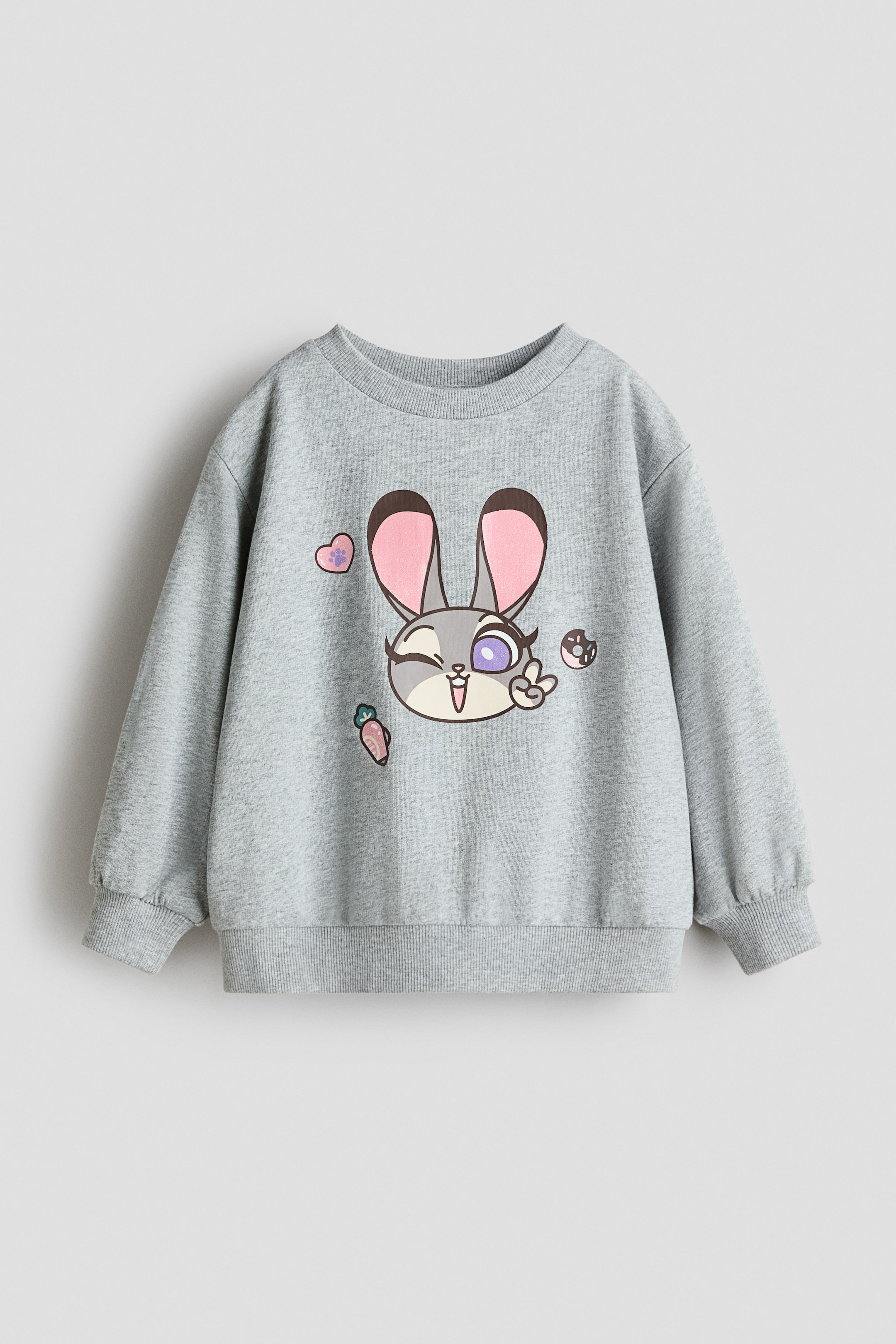 拡大画像を表示: プリントデザインスウェットシャツ - ライトグレー／ズートピア - Kids | H&M JP 4