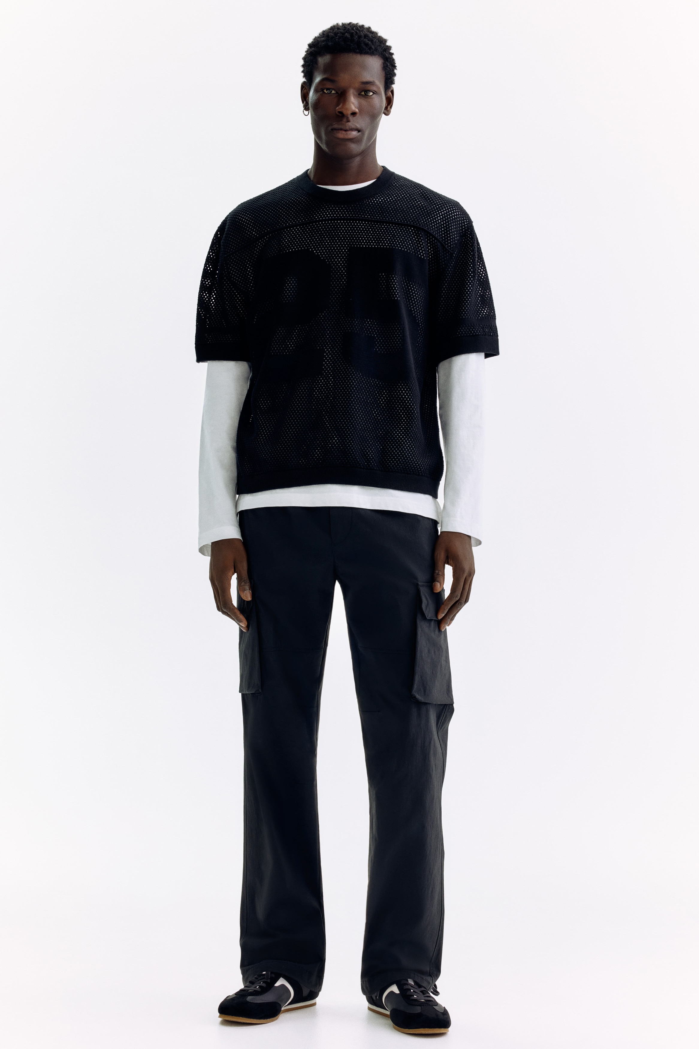 Regular Fit Nylon cargo trousers from H&M - $44.99
