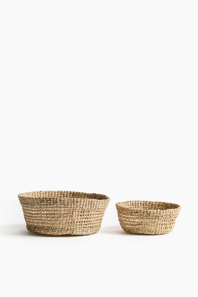 Lot de 2 paniers à pain - Beige - 1