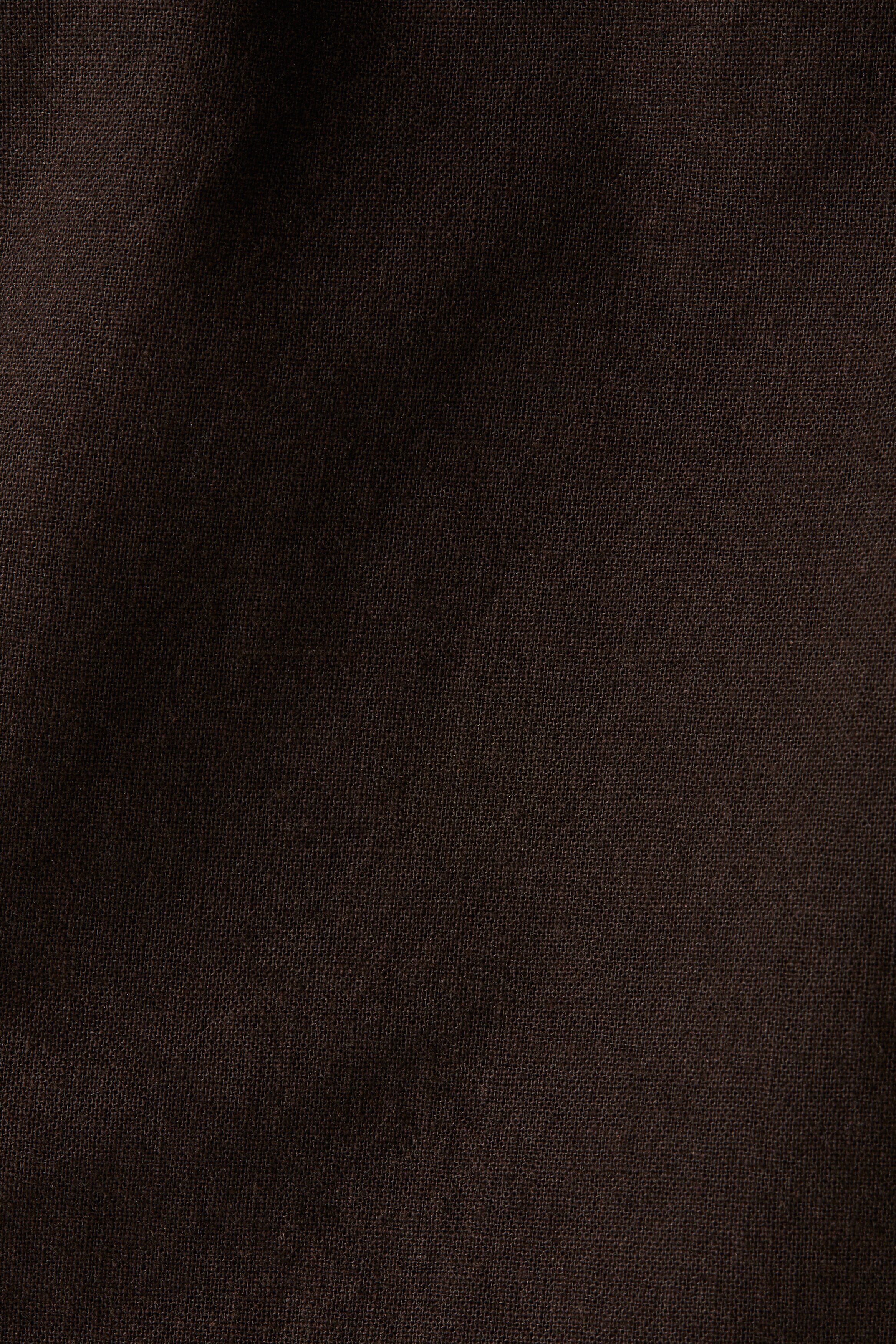 Regular Fit Linen-blend shorts