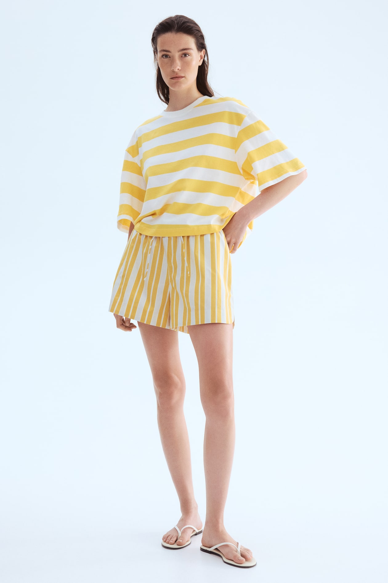 Cotton Shorts with Drawstring - image 4