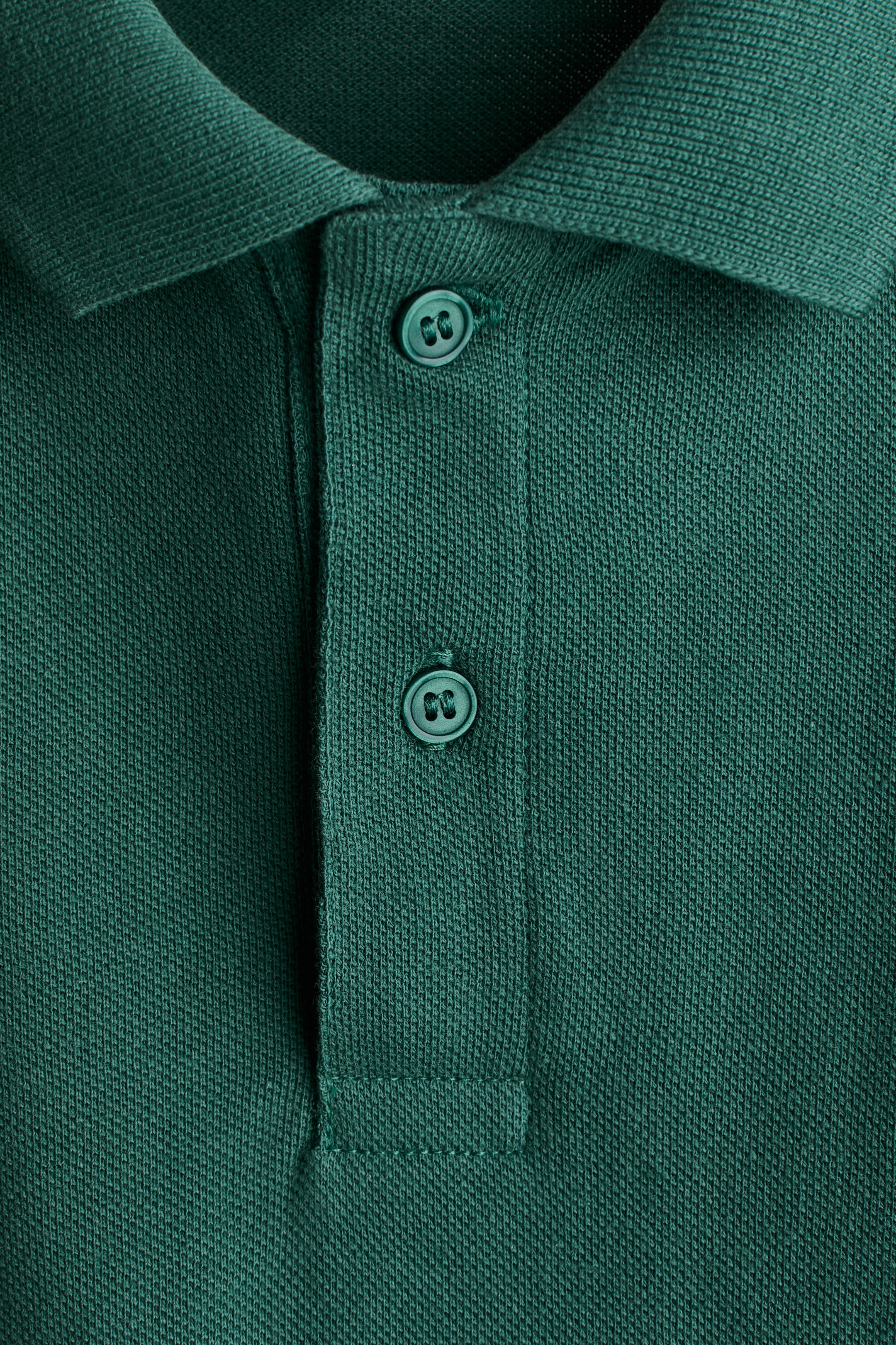 Детские рубашки H&M 2-Pack Cotton Piqué Polo Shirts — фото 3