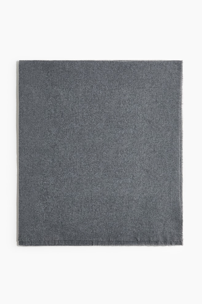 Blanket scarf - Dark grey marl/Beige/Dark brown/Black - 1
