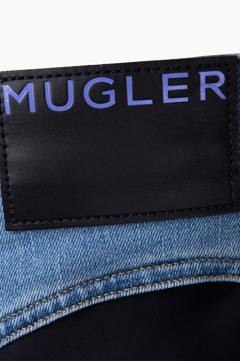 H&M Mugler Jeans Taglia 44 Blu PRE-LOVED DONNA H&M IT