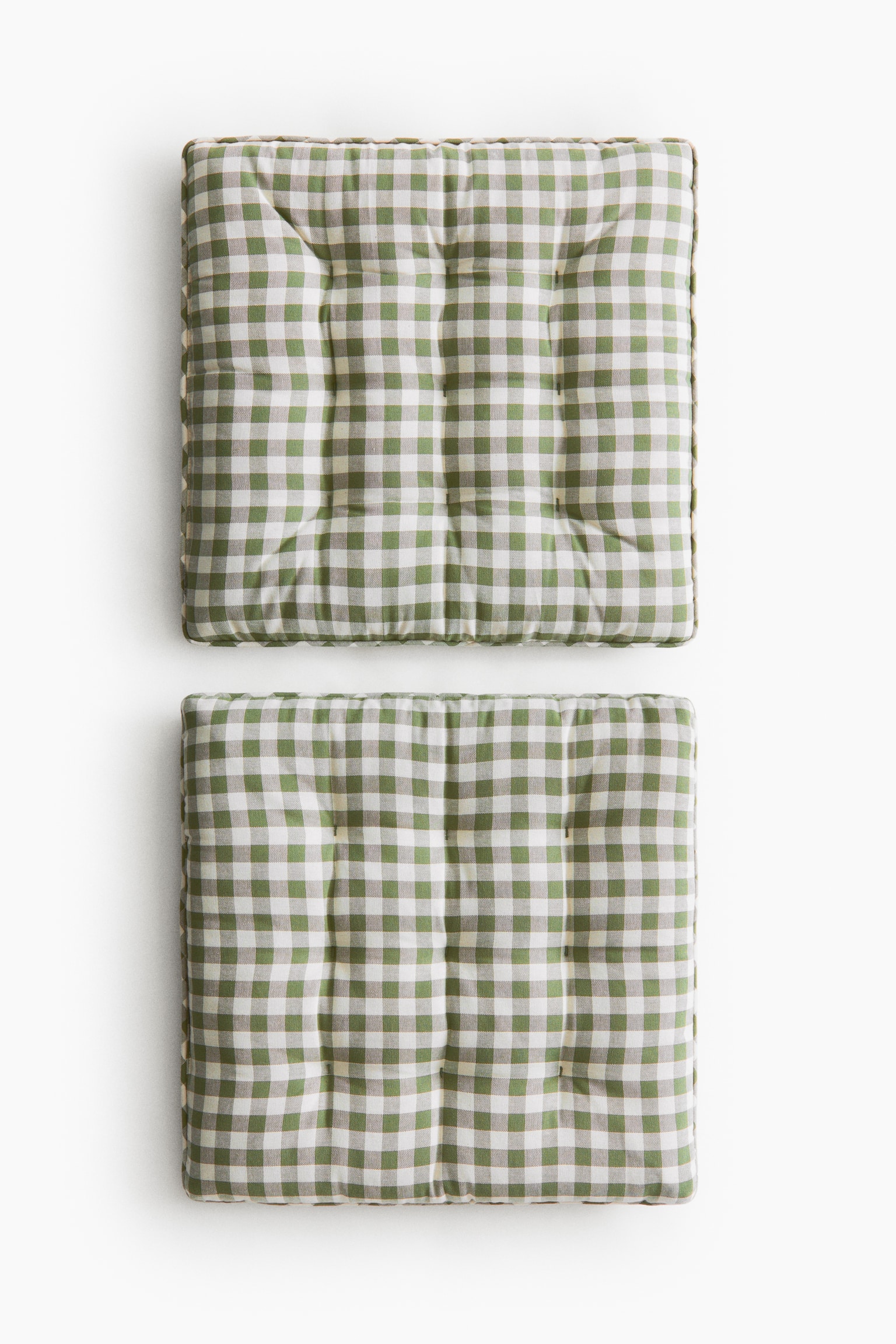 2-pack cotton seat cushions - 1