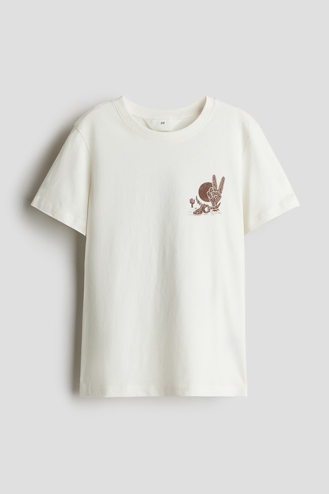 Printed T-shirt - White/Wild Wild West/Light blue/Enjoy/Mint green/L'Isola Di Sardegna - 1